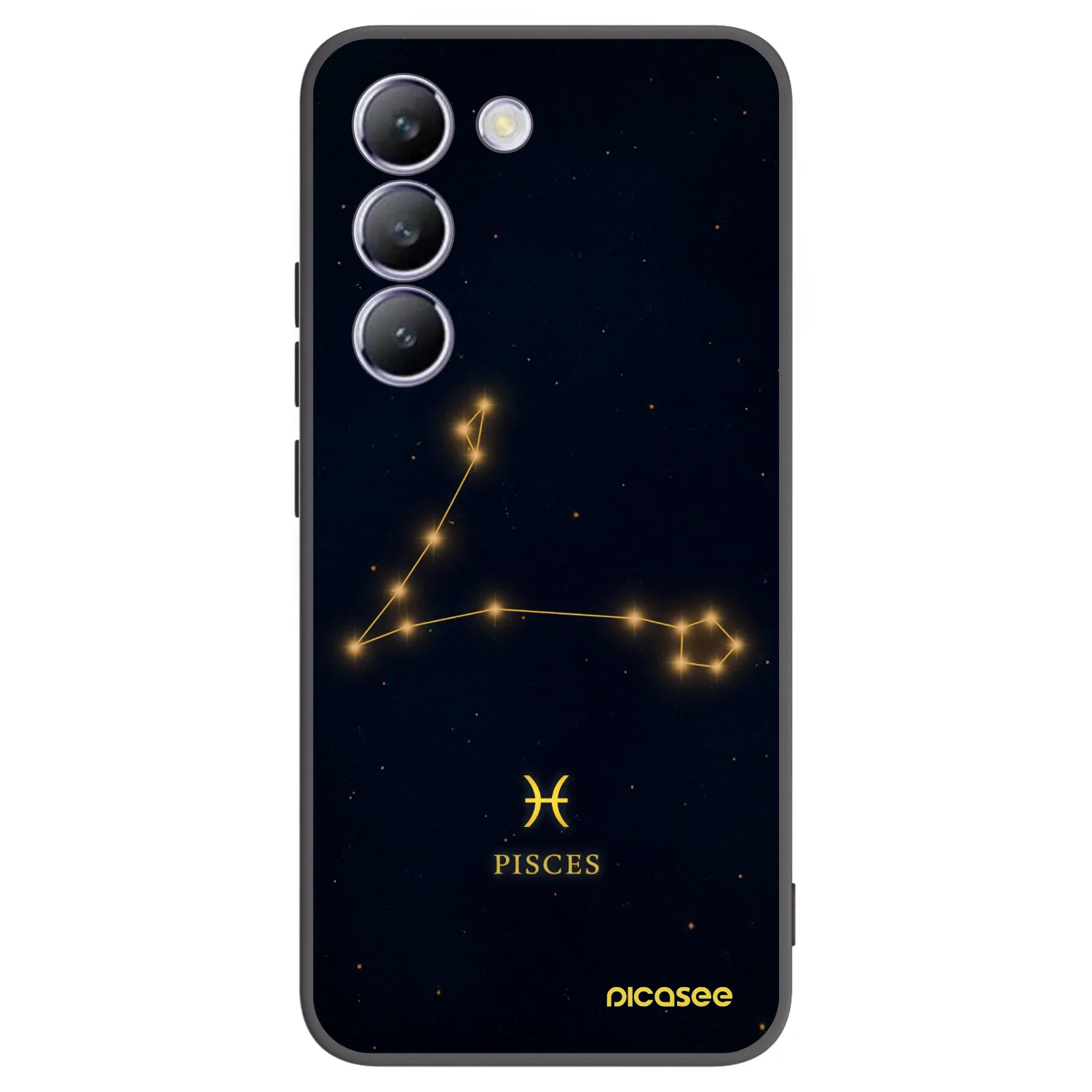 Picasee silikonový černý obal pro Vivo V40 SE 5G - PISCES