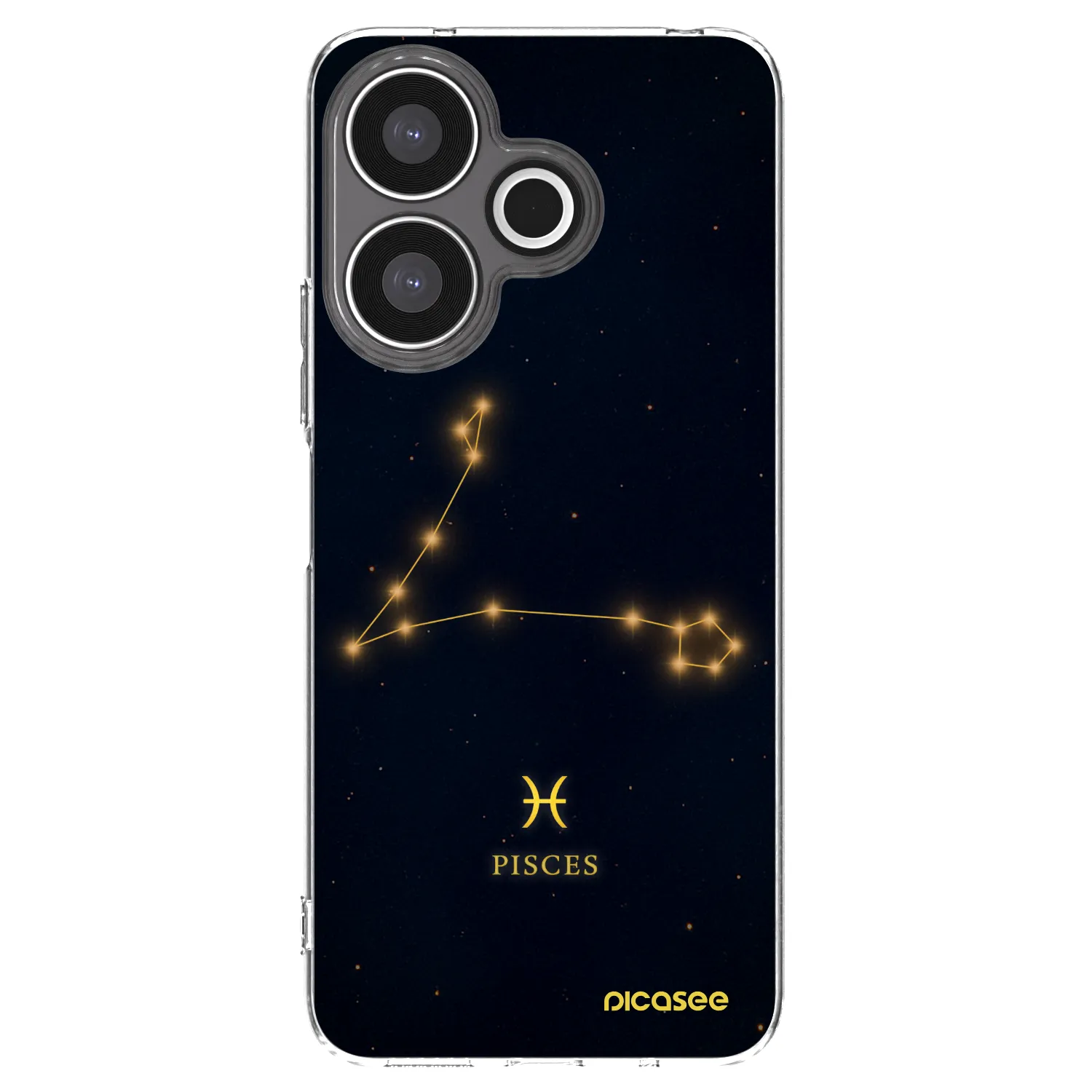 Picasee silikonový průhledný obal pro Xiaomi Redmi 13 4G - PISCES