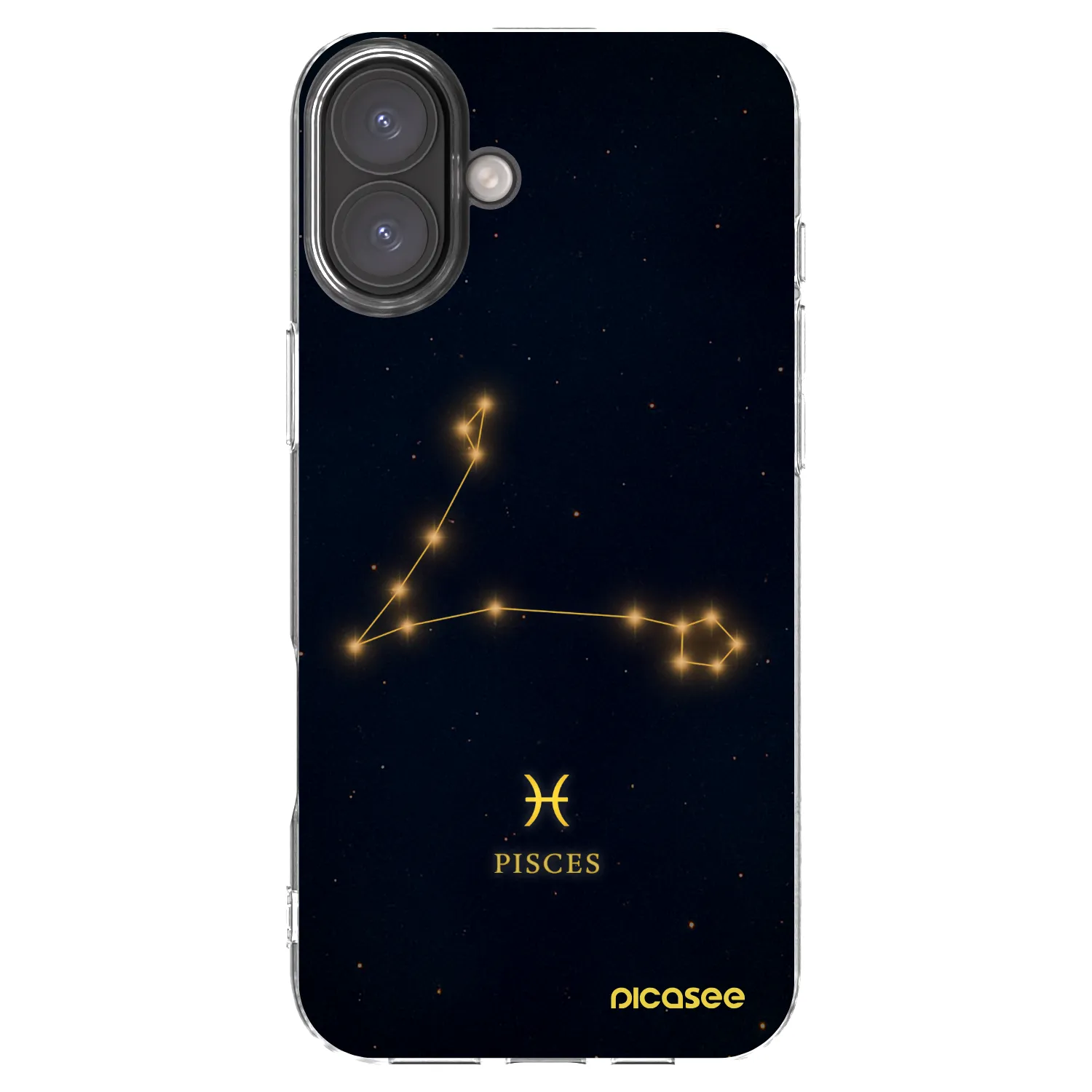 Picasee silikonový průhledný obal pro Apple iPhone 16 Plus - PISCES