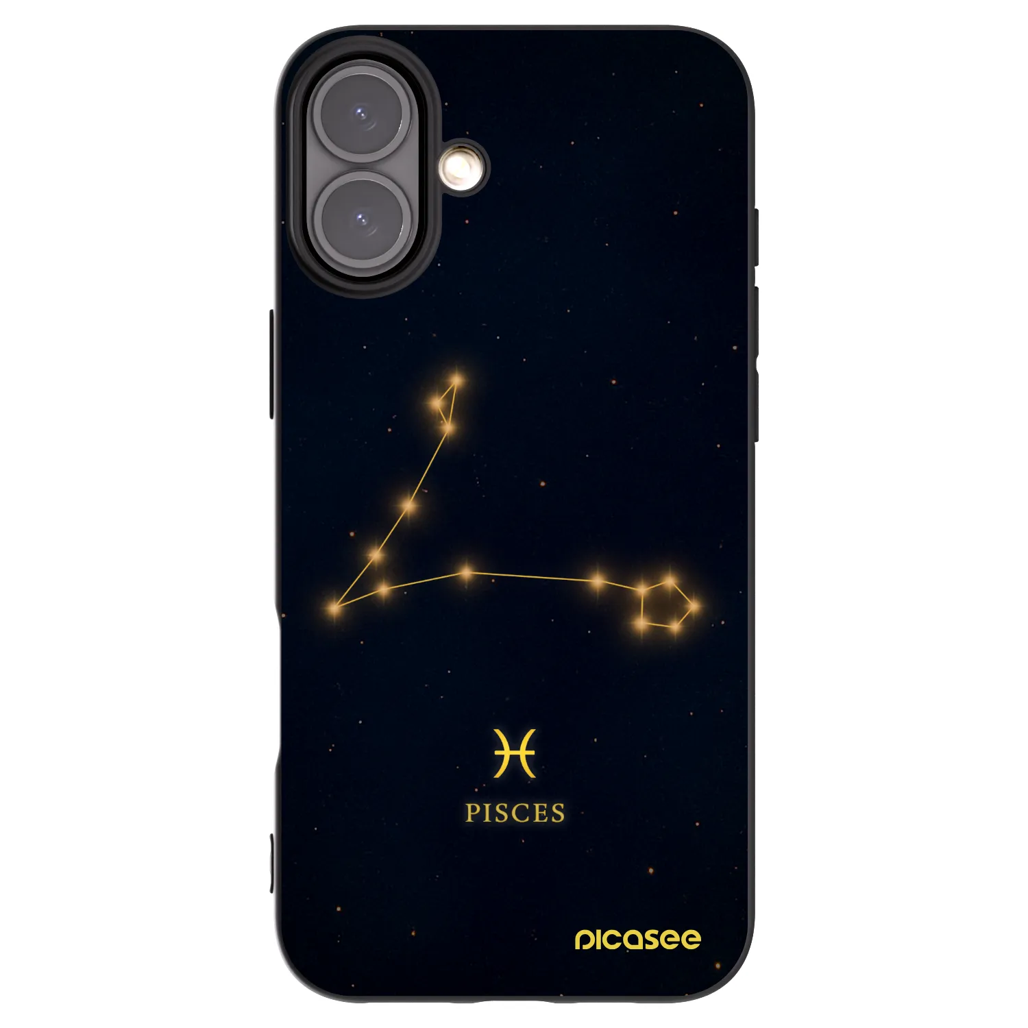 Picasee silikonový černý obal pro Apple iPhone 16 Plus - PISCES