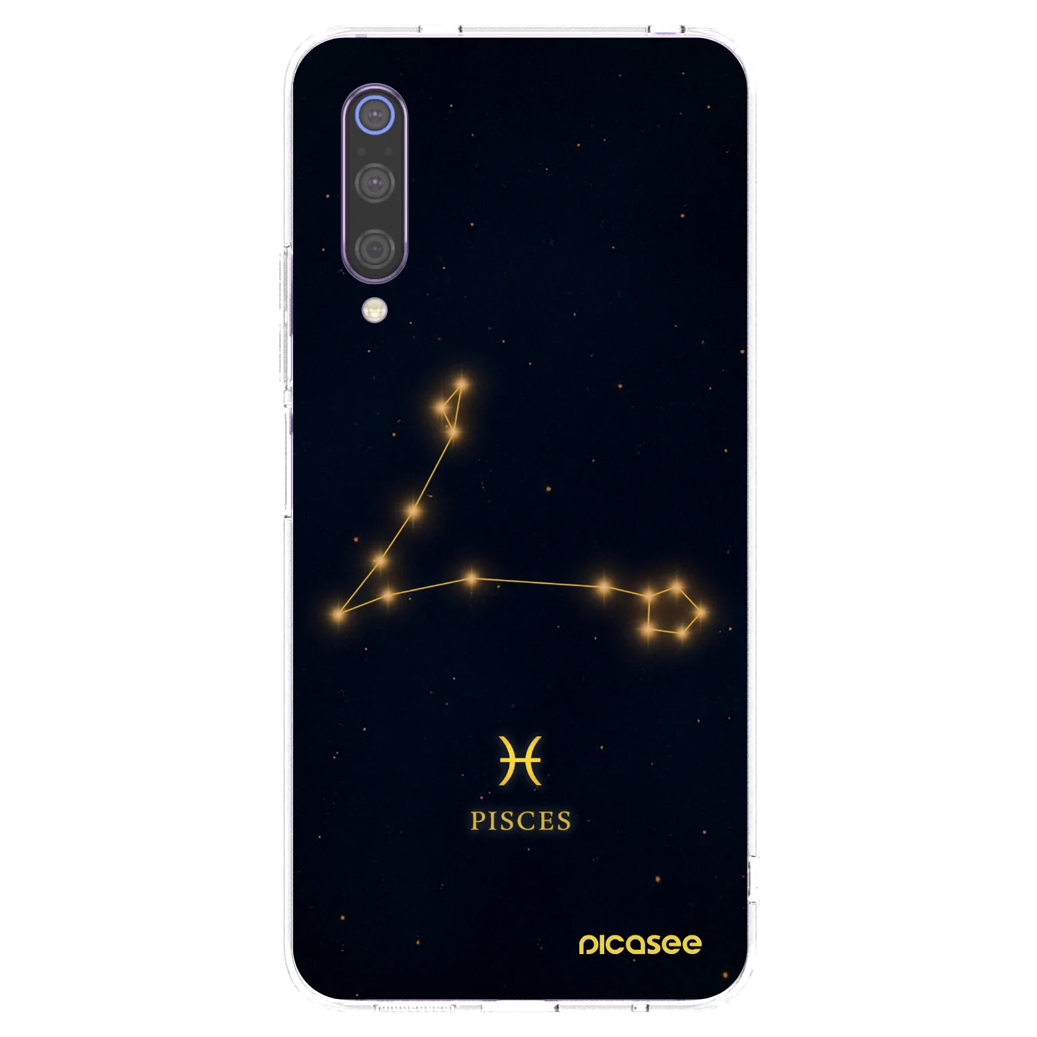 Picasee silikonový průhledný obal pro Xiaomi Mi 9 - PISCES