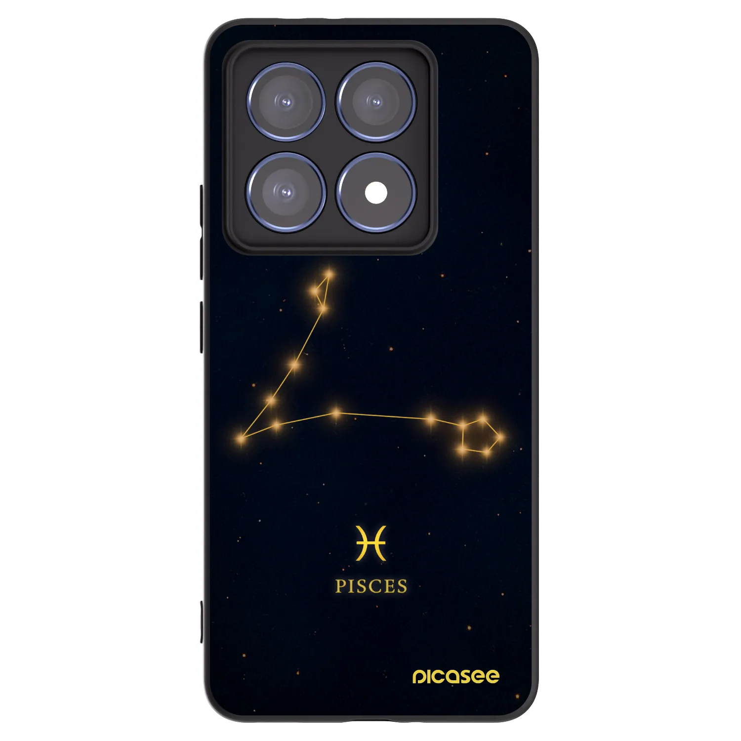 Picasee silikonový černý obal pro Xiaomi 14T Pro - PISCES