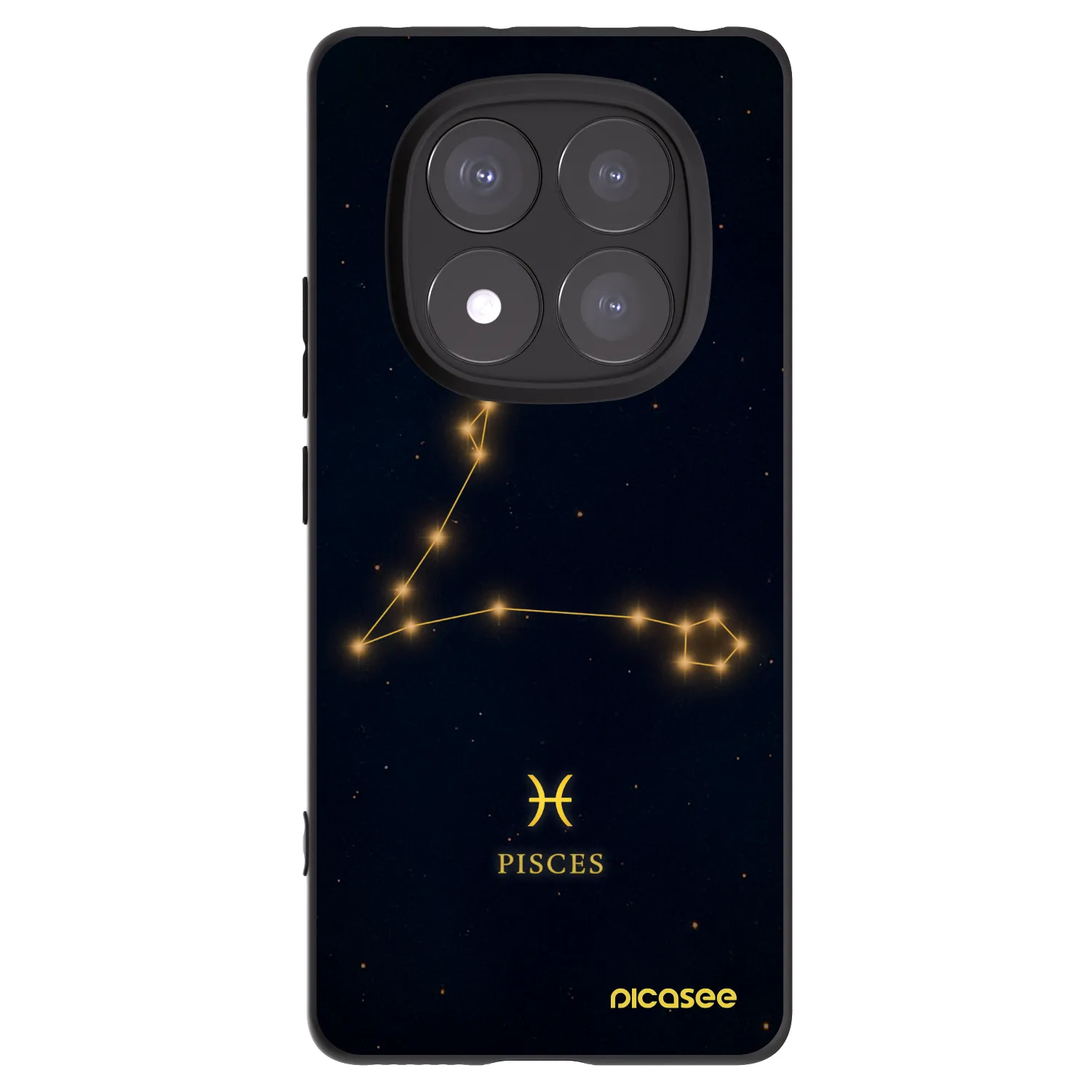 Picasee silikonový černý obal pro Xiaomi Redmi Note 14 Pro 5G - PISCES