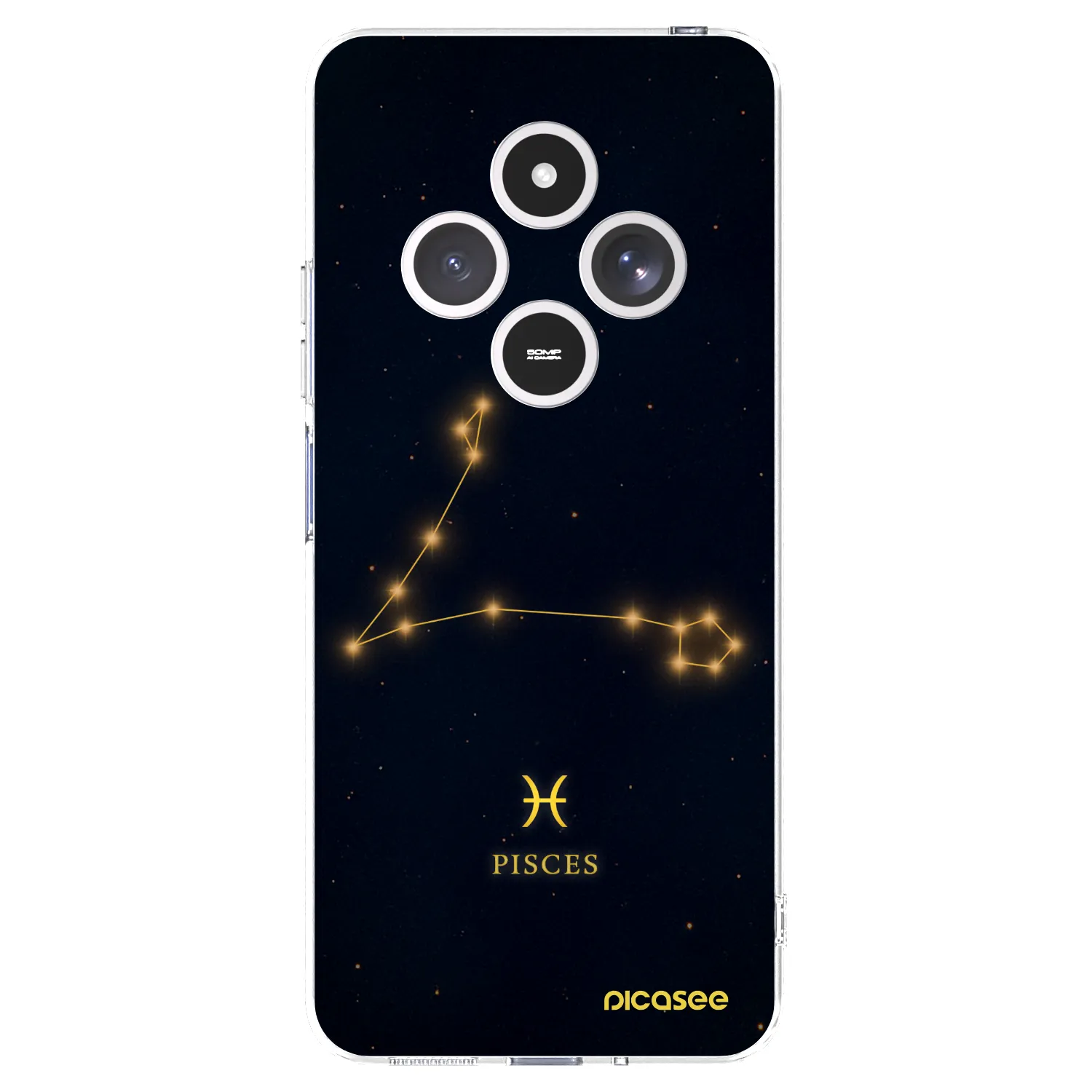 Picasee silikonový průhledný obal pro Xiaomi Redmi 14C - PISCES