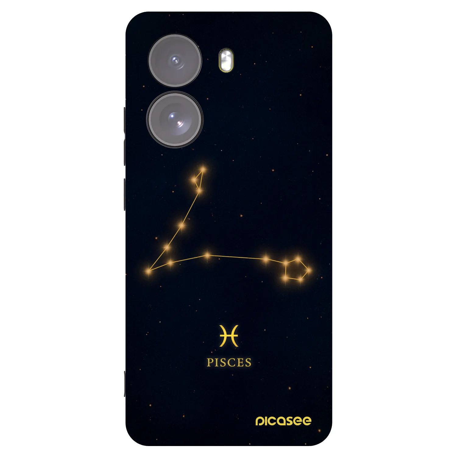 Picasee silikonový černý obal pro Xiaomi Poco X7 - PISCES