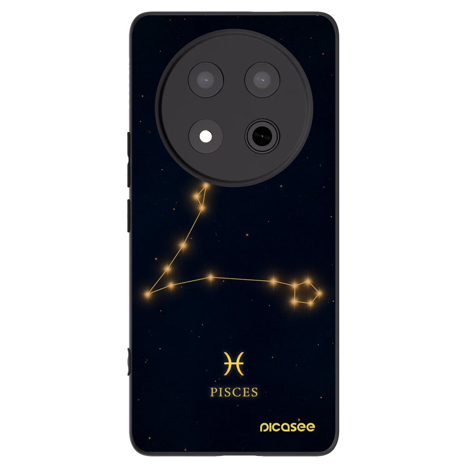 Picasee silikonový černý obal pro Honor Magic7 Lite 5G - PISCES