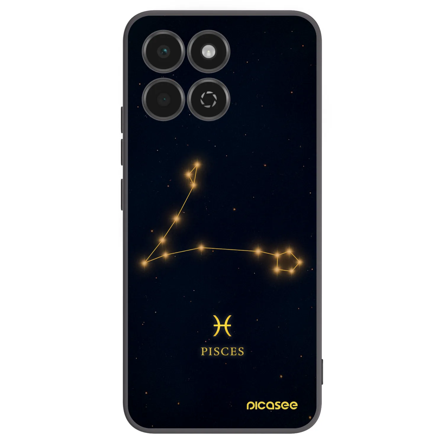 Picasee silikonový černý obal pro Honor 200 Smart 5G - PISCES