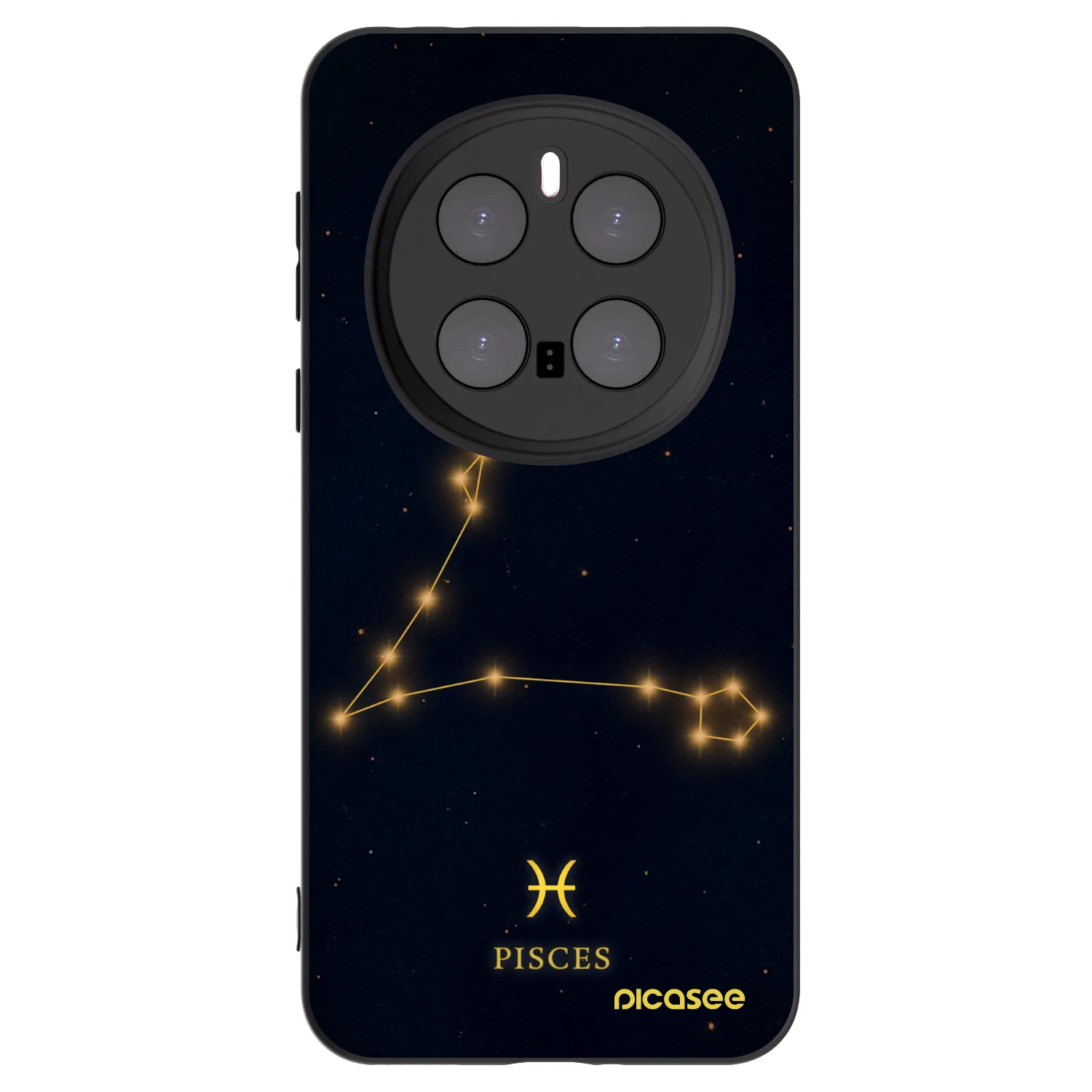 Picasee silikonový černý obal pro Honor Magic7 Pro 5G - PISCES