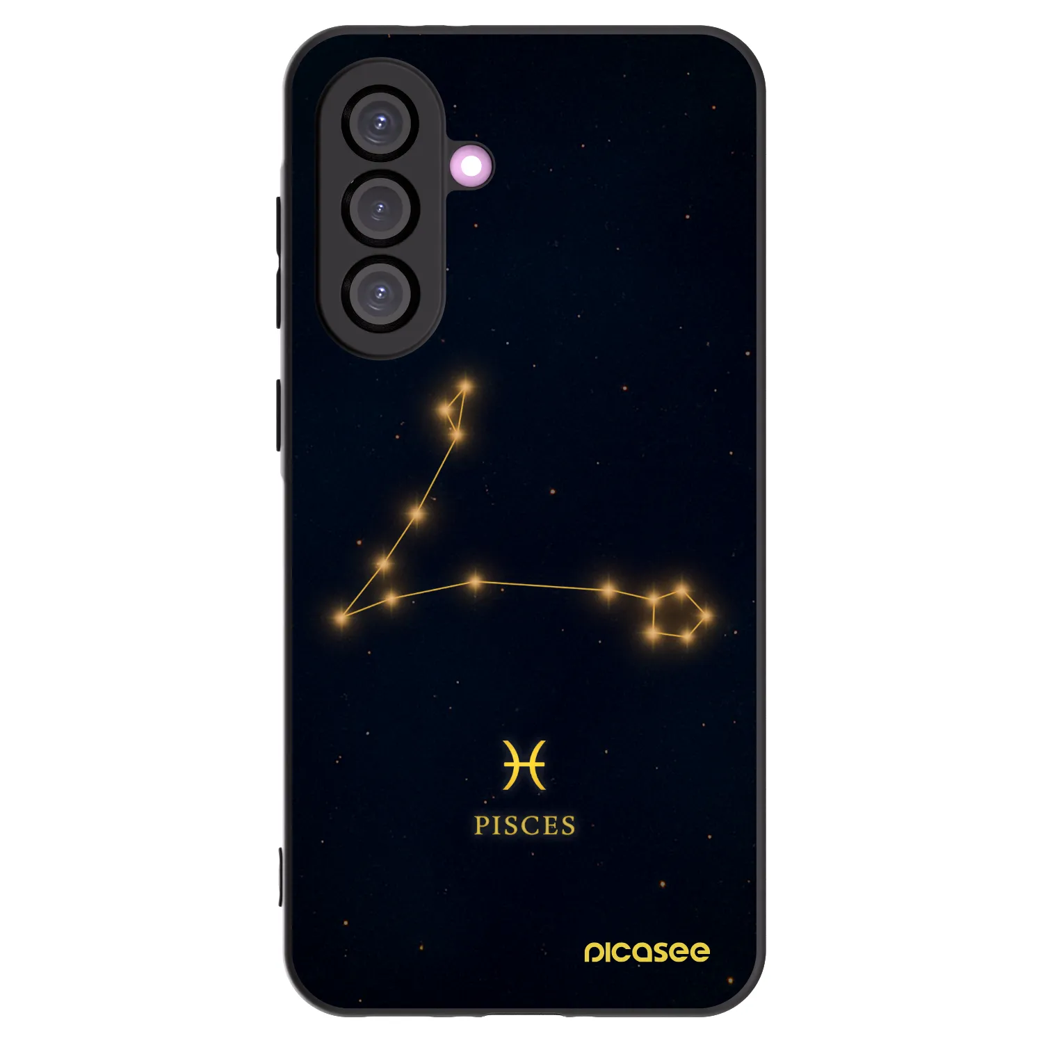 Picasee silikonový černý obal pro Samsung Galaxy A56 5G A566B - PISCES