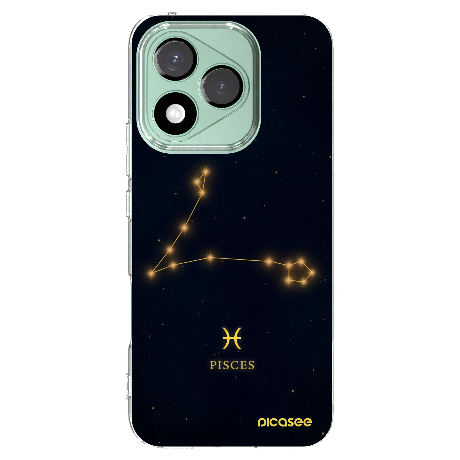 Picasee silikonový průhledný obal pro Honor 400 Lite 5G - PISCES