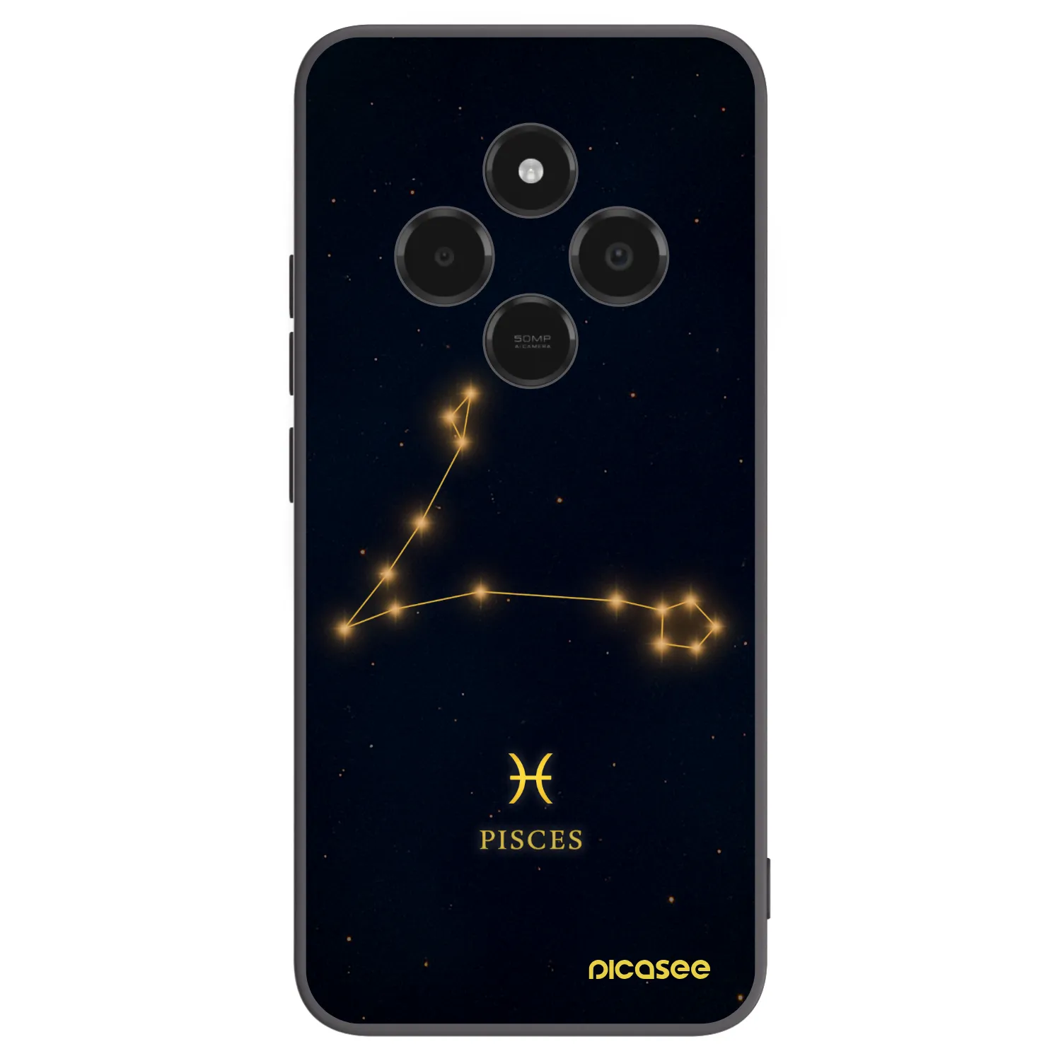 Picasee silikonový černý obal pro Xiaomi Poco C75 - PISCES
