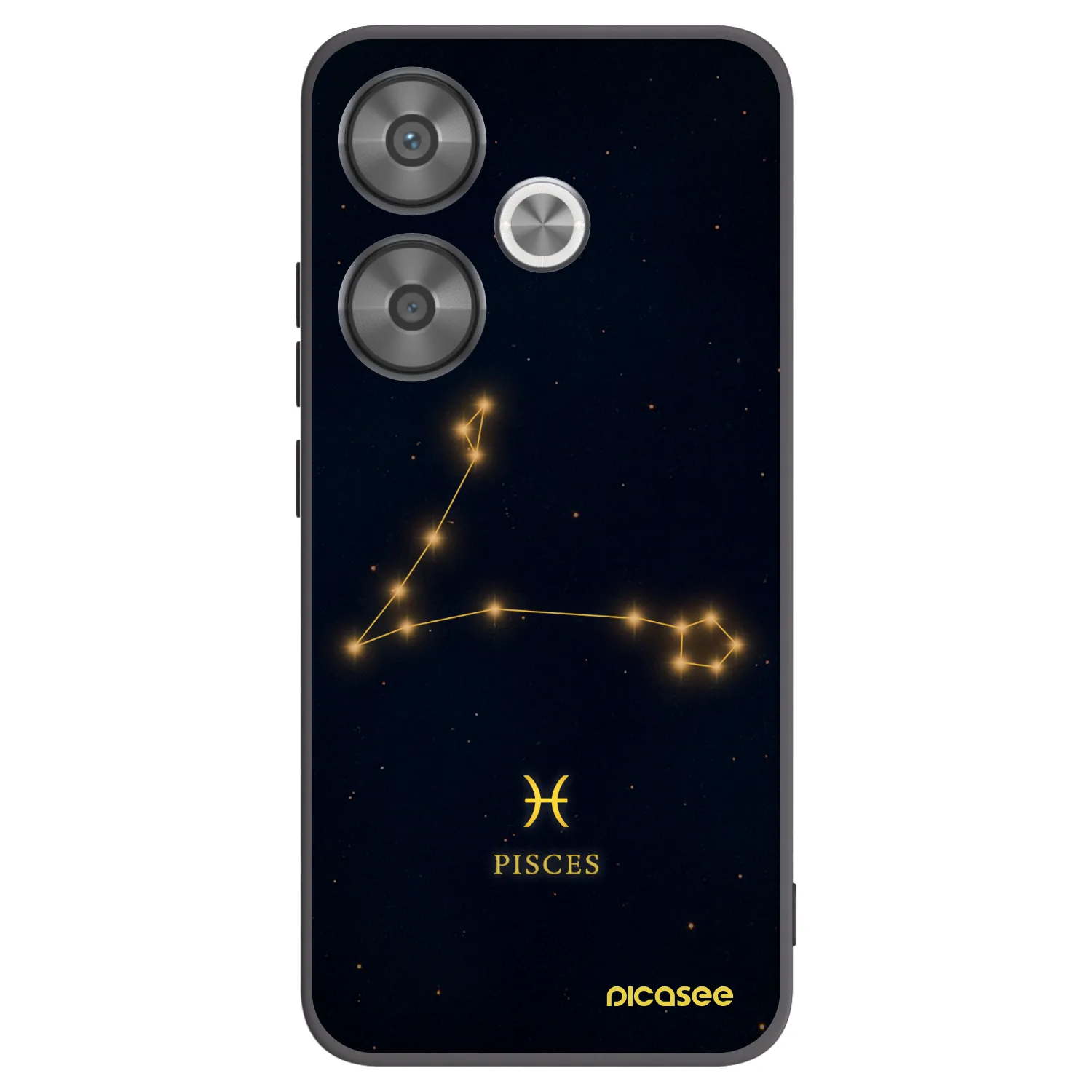 Picasee silikonový černý obal pro Xiaomi Poco F6 - PISCES