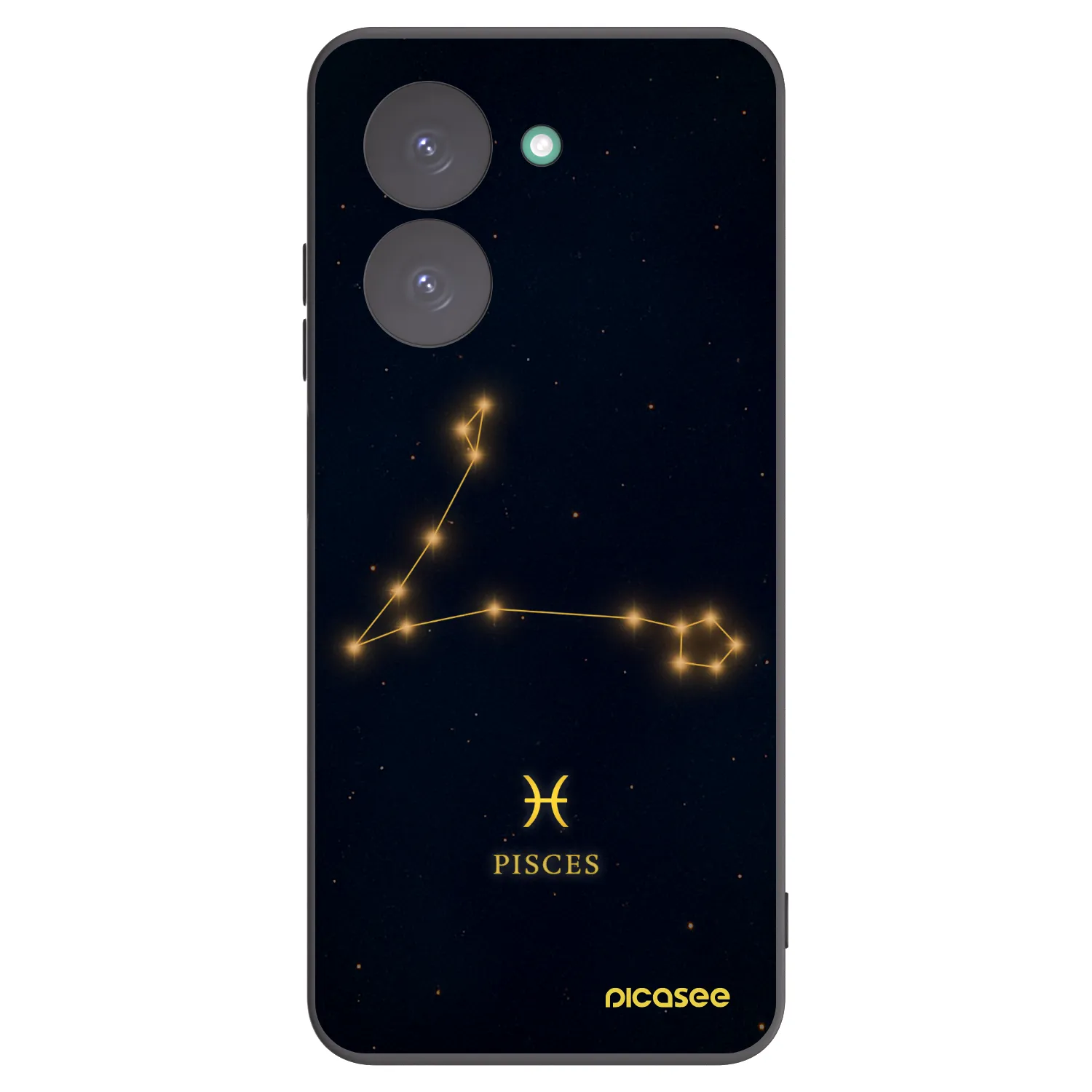 Picasee silikonový černý obal pro Xiaomi Redmi A5 - PISCES