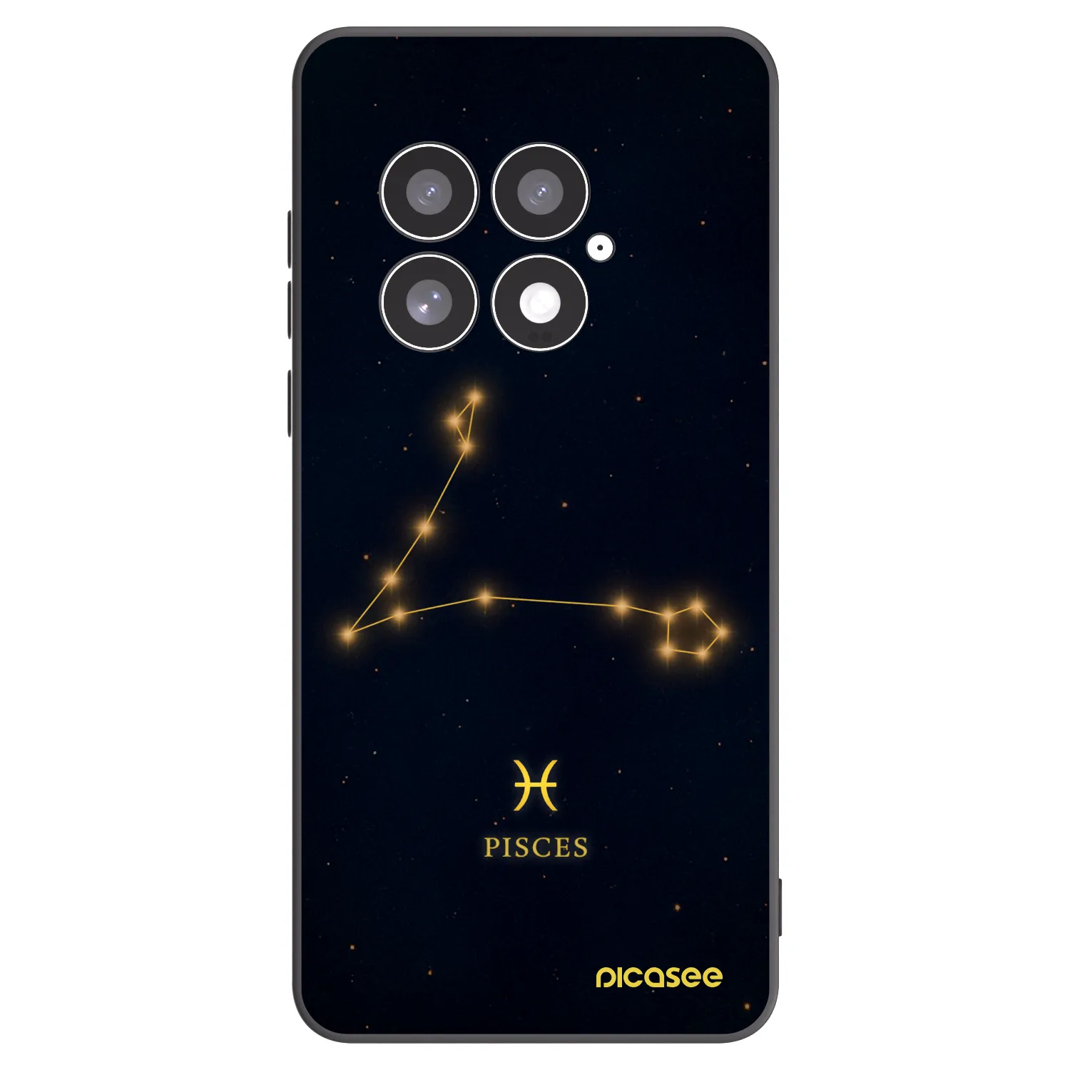 Picasee silikonový černý obal pro OnePlus 13 5G - PISCES