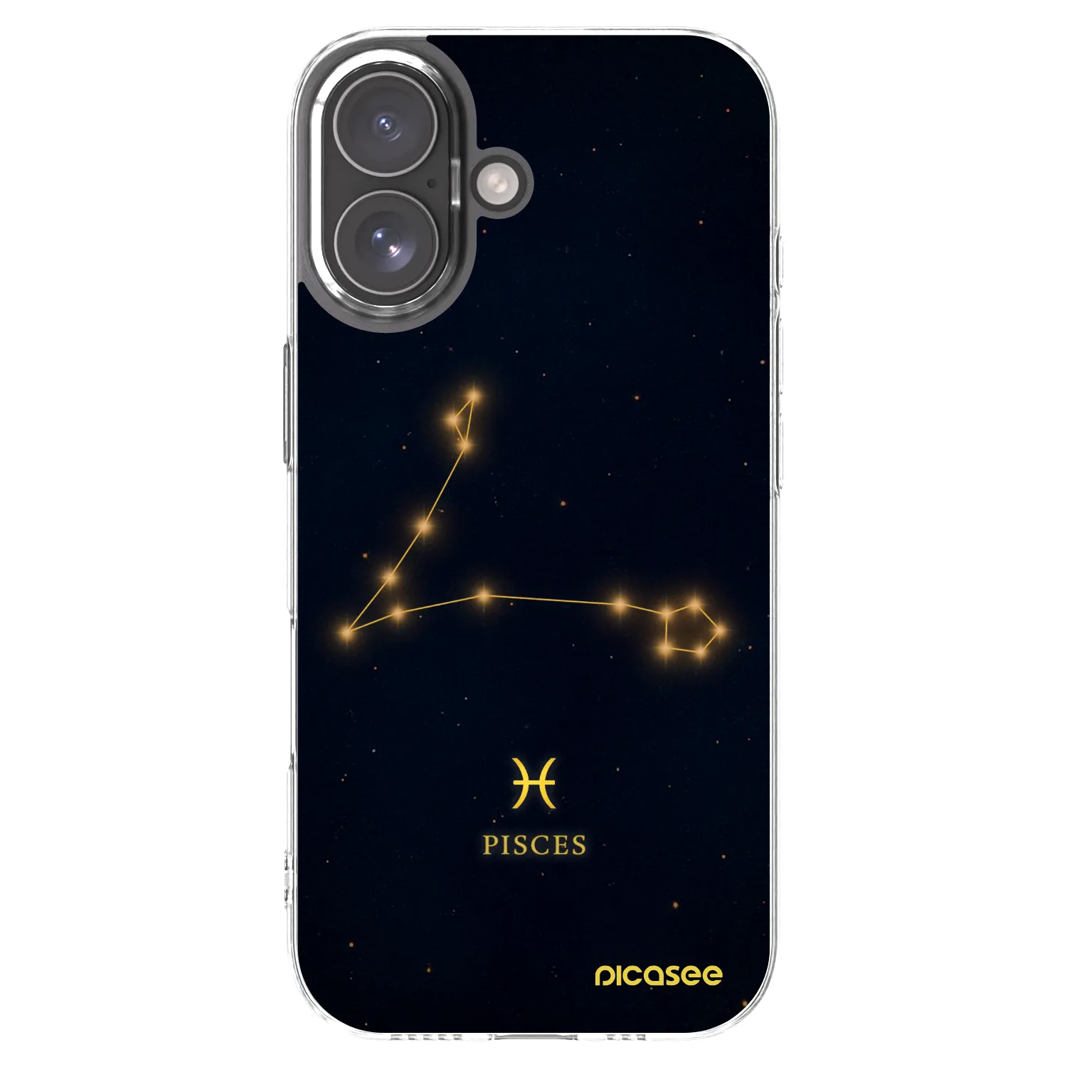 Picasee silikonový průhledný obal pro Apple iPhone 17 - PISCES