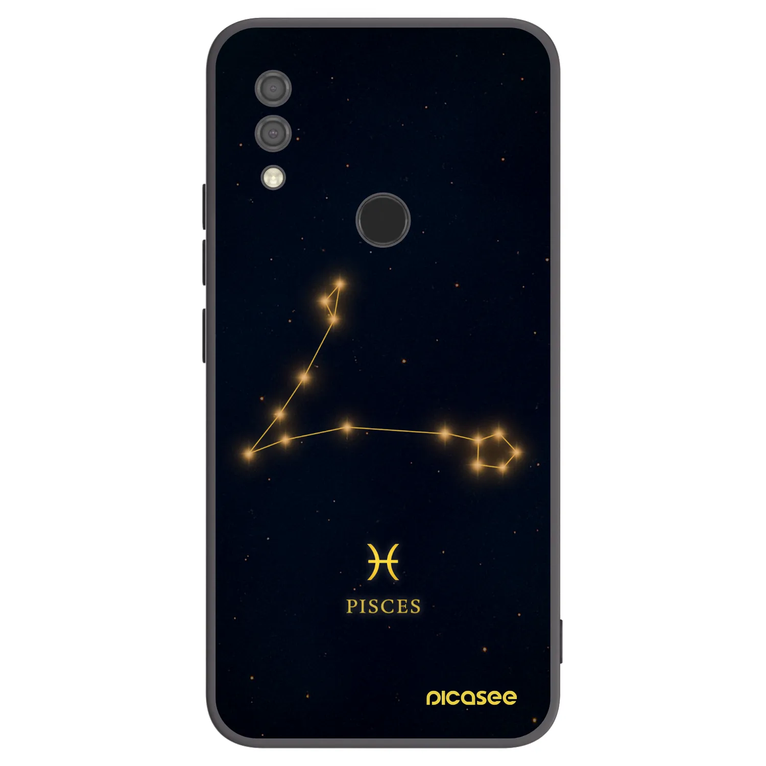 Picasee silikonový černý obal pro Xiaomi Redmi 7 - PISCES
