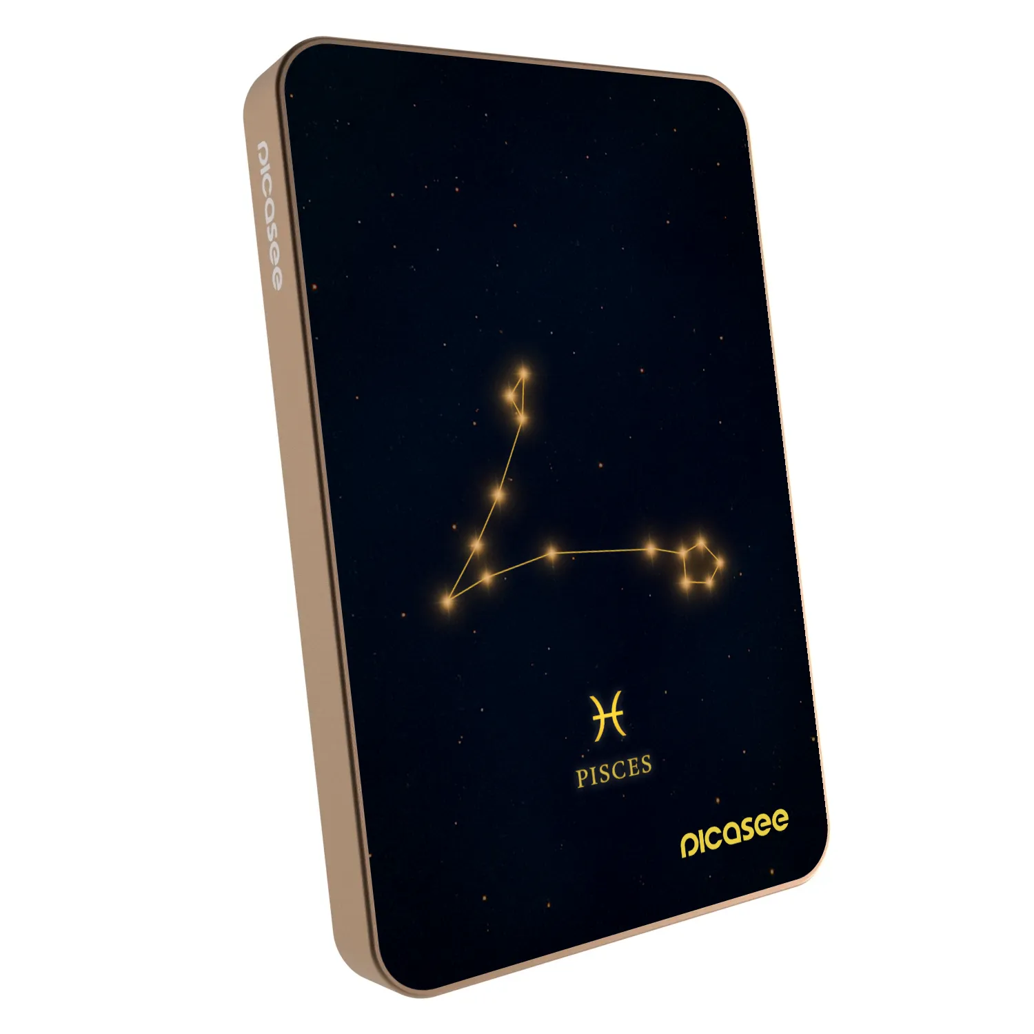 Picasee Powerbanka s MagSafe 5 000 mAh Zlatá - PISCES