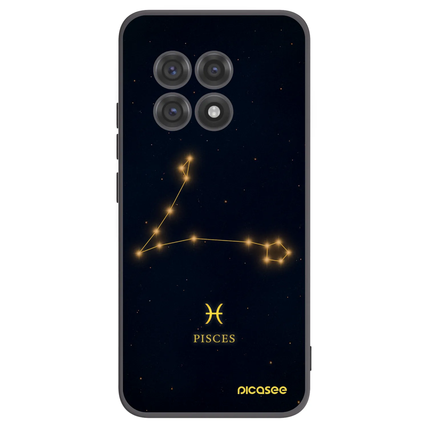 Picasee silikonový černý obal pro OnePlus 13R 5G - PISCES