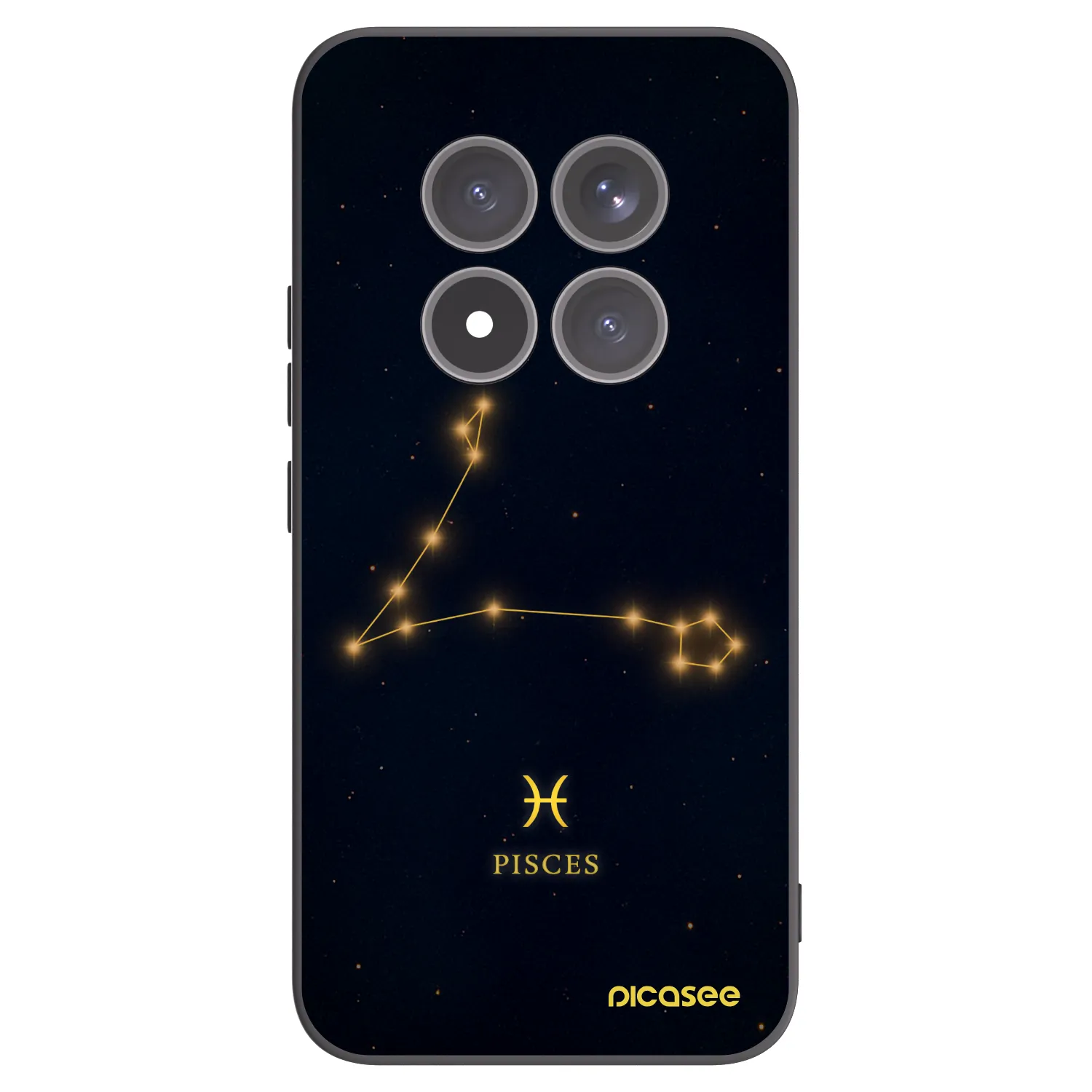 Picasee silikonový černý obal pro Xiaomi Redmi Note 15 Pro+ - PISCES
