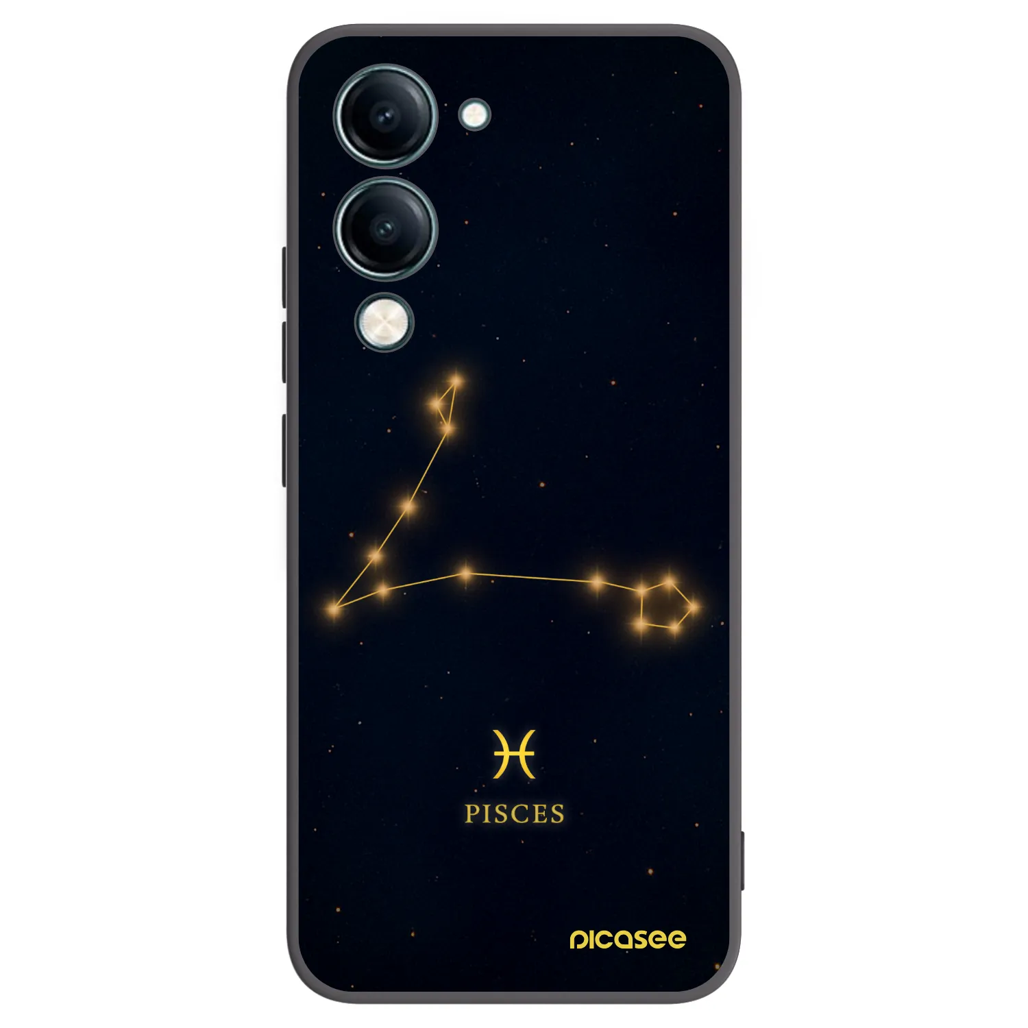 Picasee silikonový černý obal pro Vivo Y29s 5G - PISCES