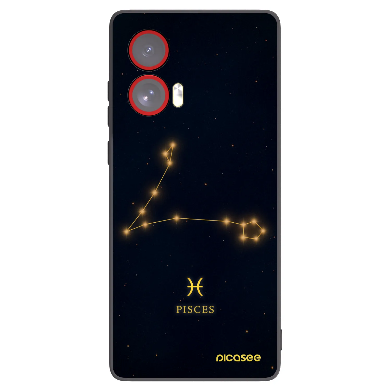 Picasee silikonový černý obal pro Motorola Edge 50 Fusion - PISCES