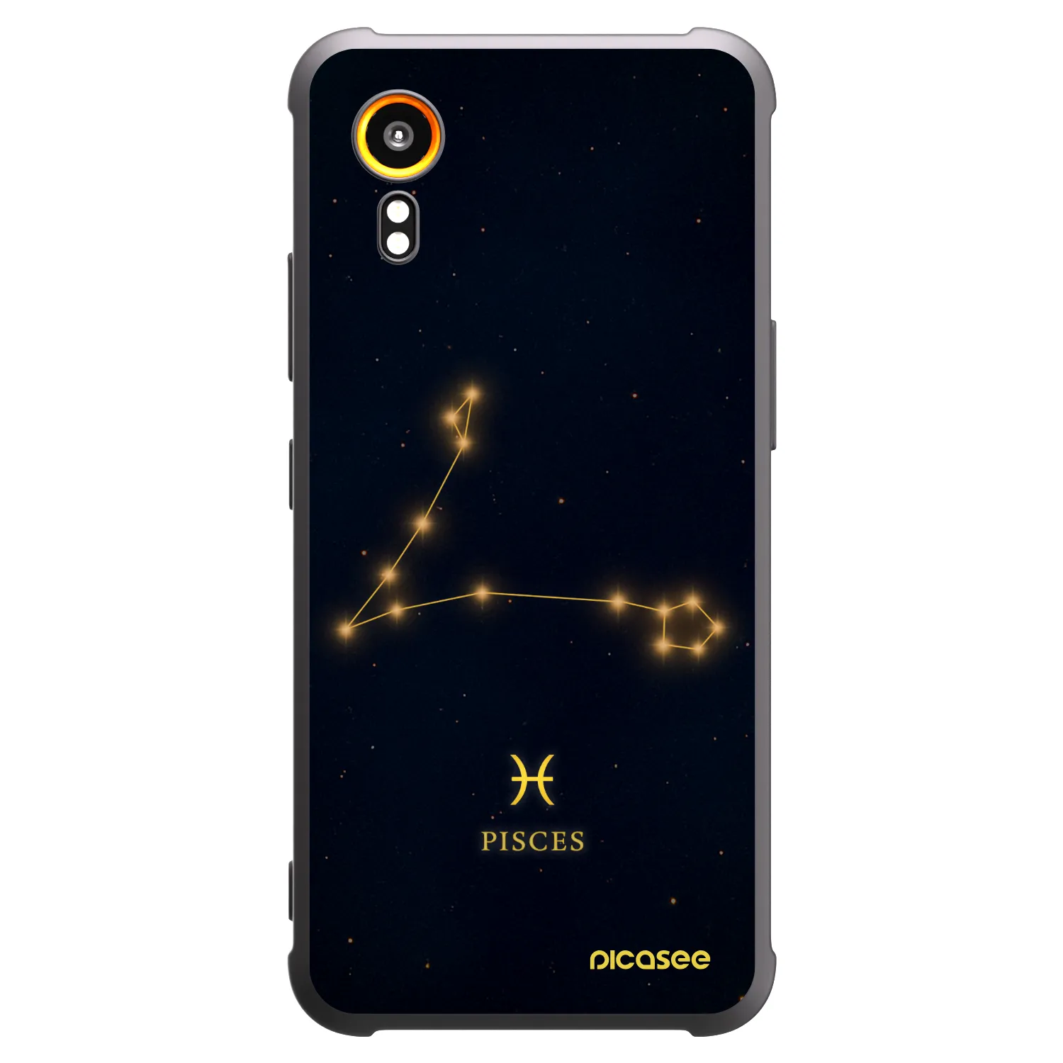 Picasee silikonový černý obal pro Samsung Galaxy Xcover 7 - PISCES
