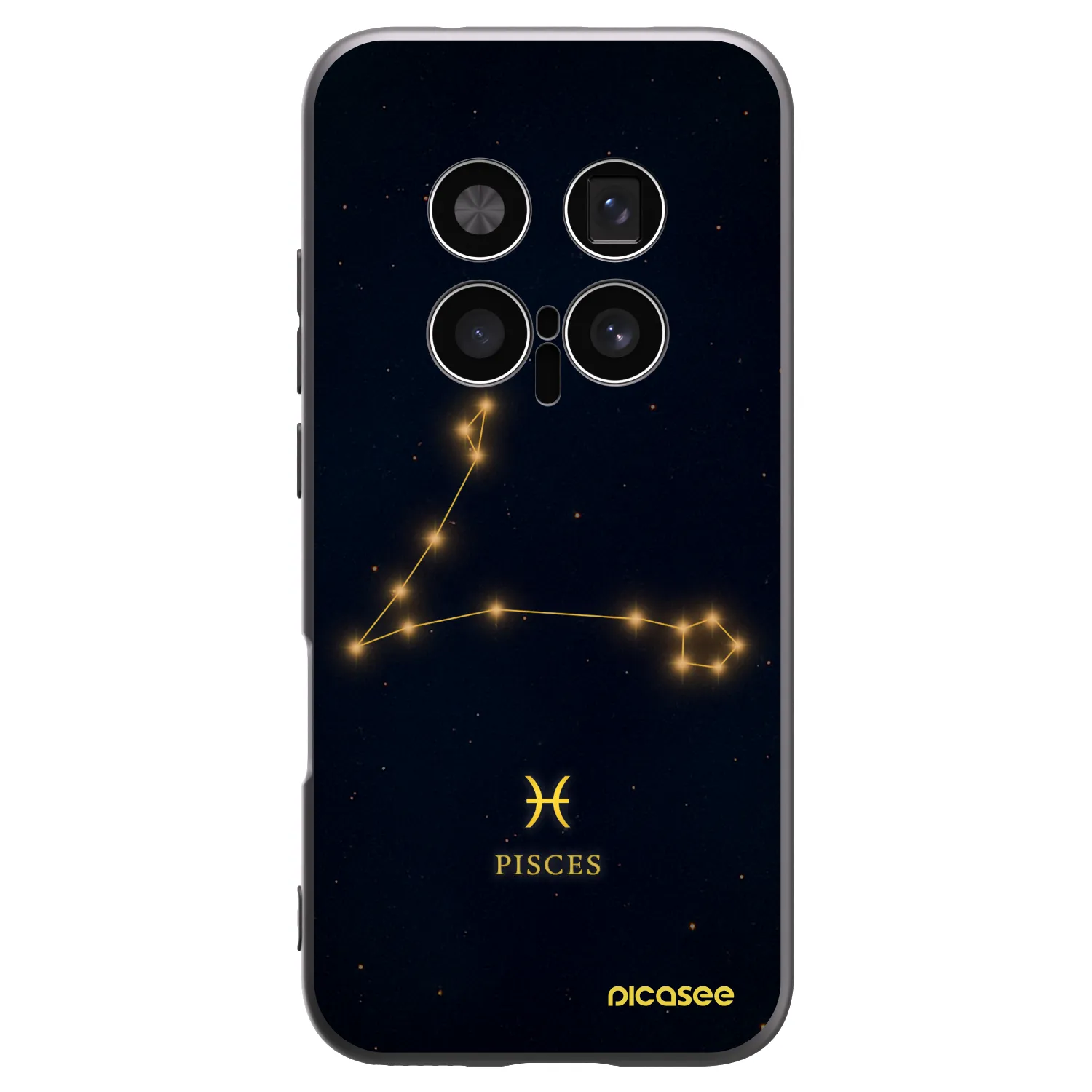 Picasee silikonový černý obal pro Honor Magic8 Pro 5G - PISCES