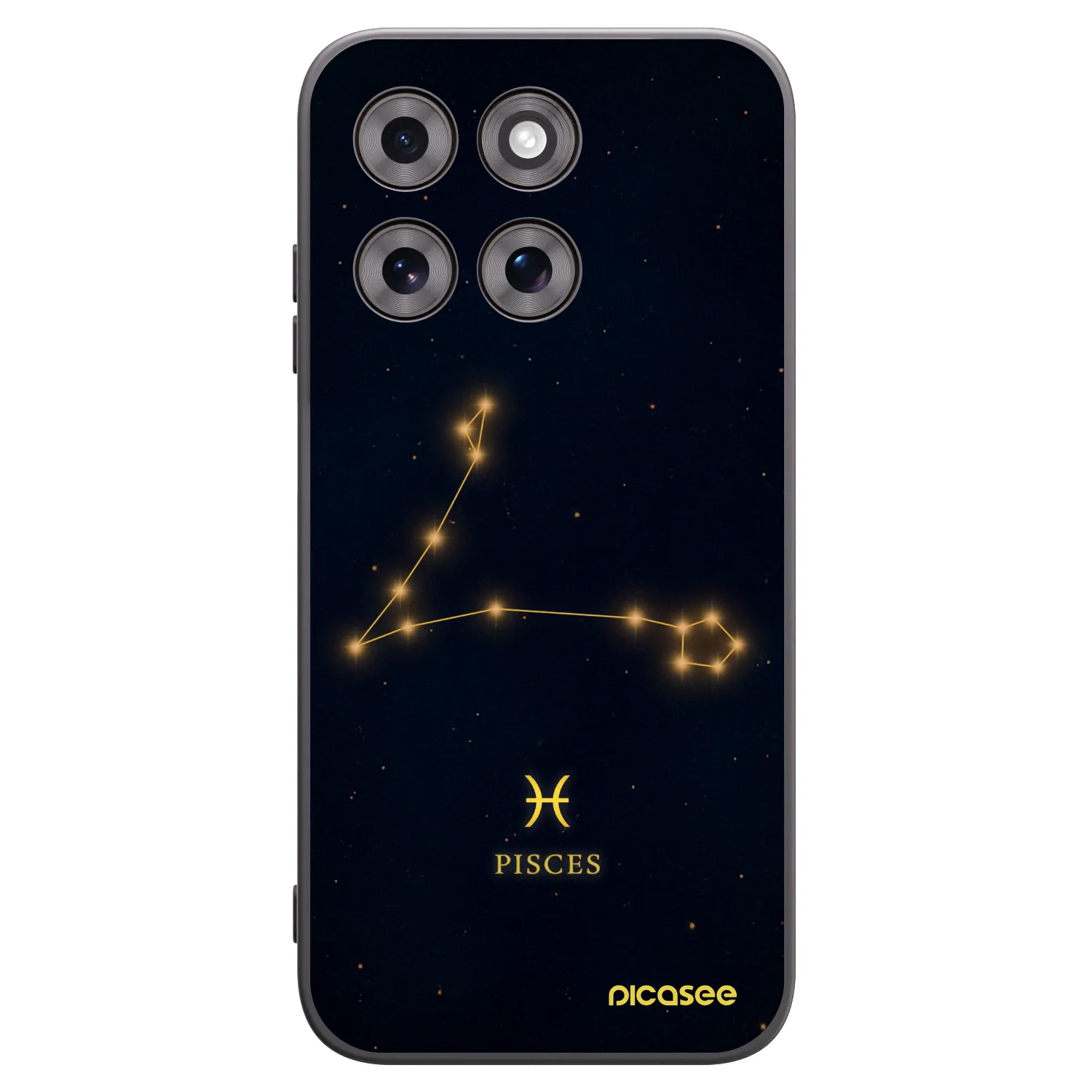 Picasee silikonový černý obal pro Motorola Moto G77 - PISCES