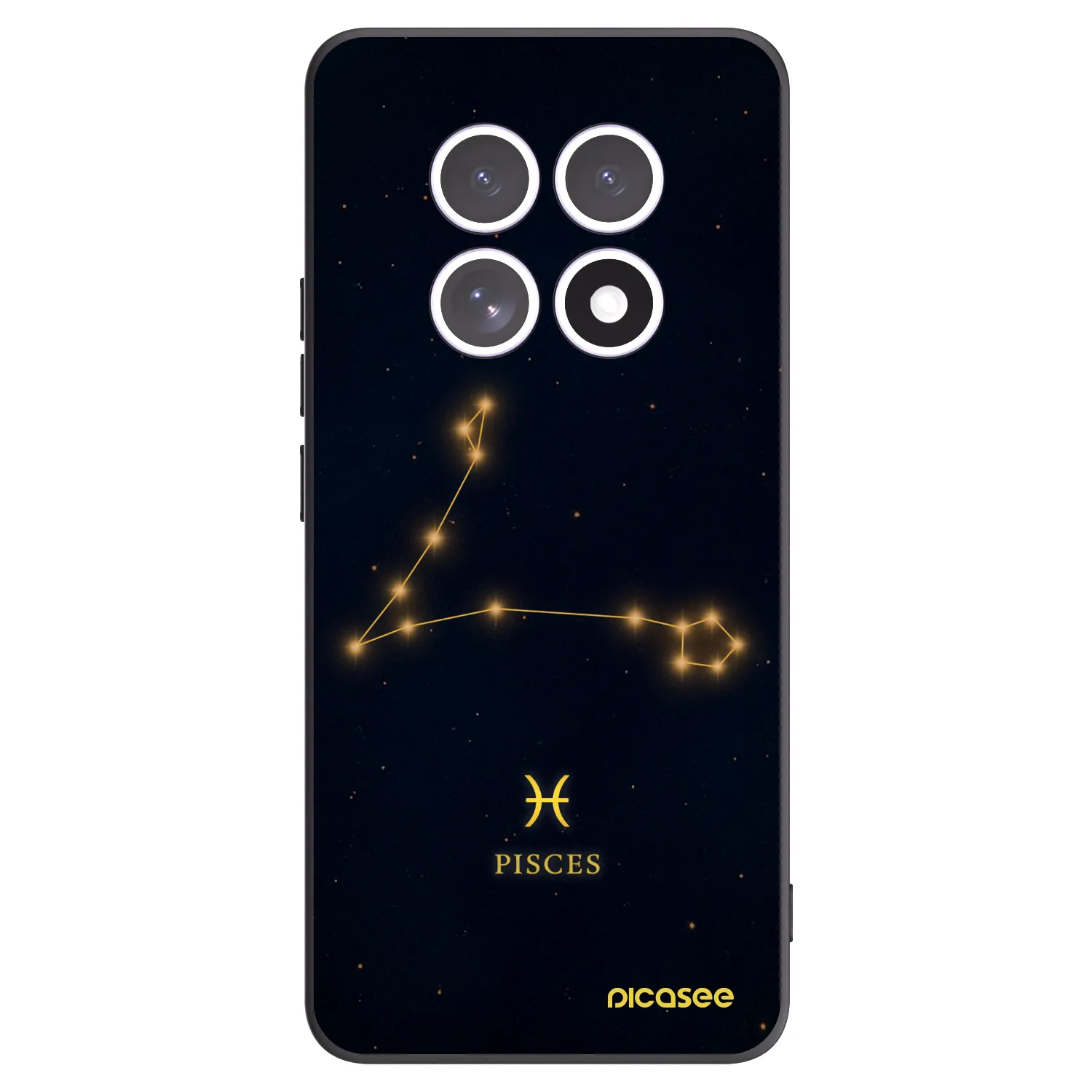 Picasee silikonový černý obal pro Xiaomi Redmi Note 15 5G - PISCES