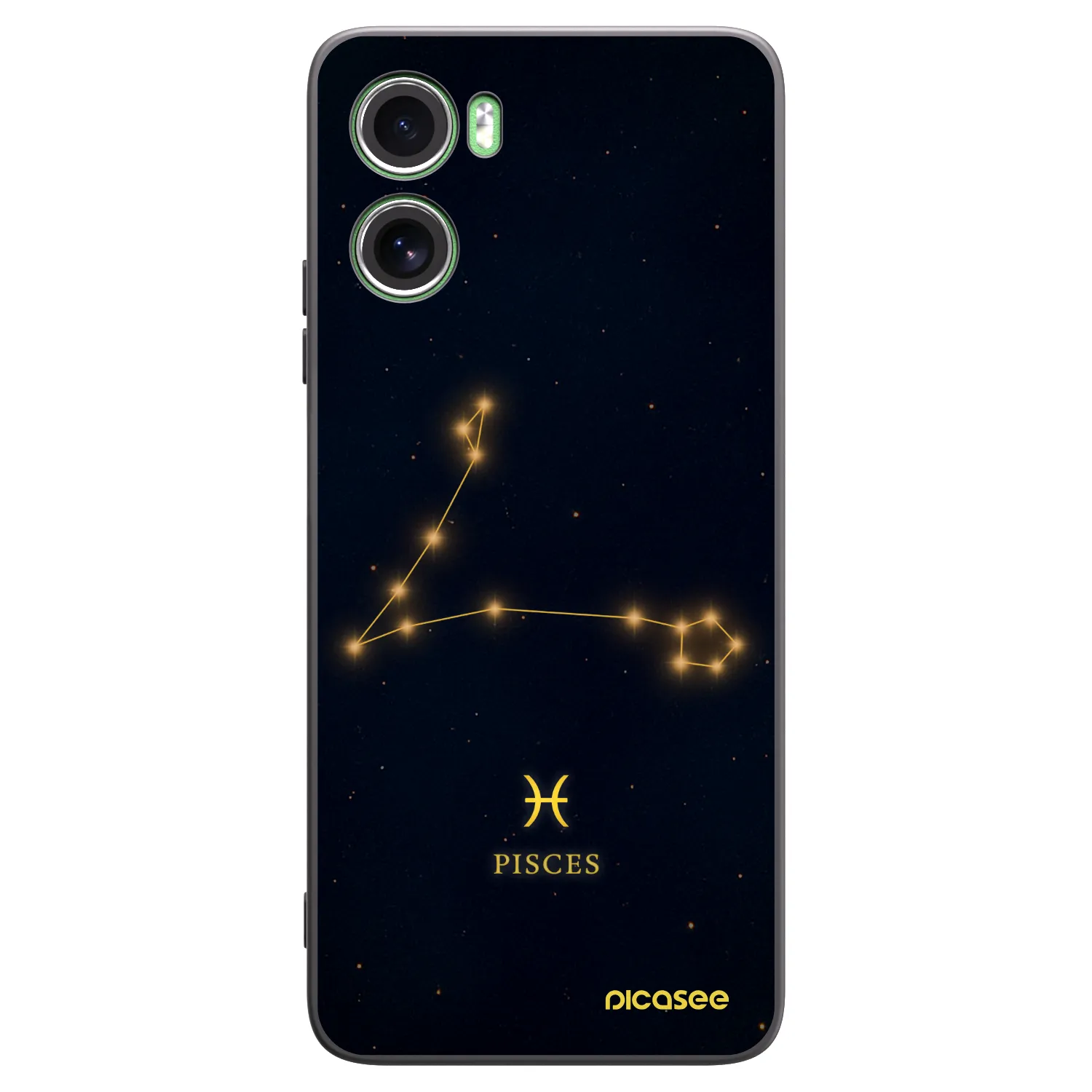 Picasee silikonový černý obal pro Motorola Moto G06 - PISCES