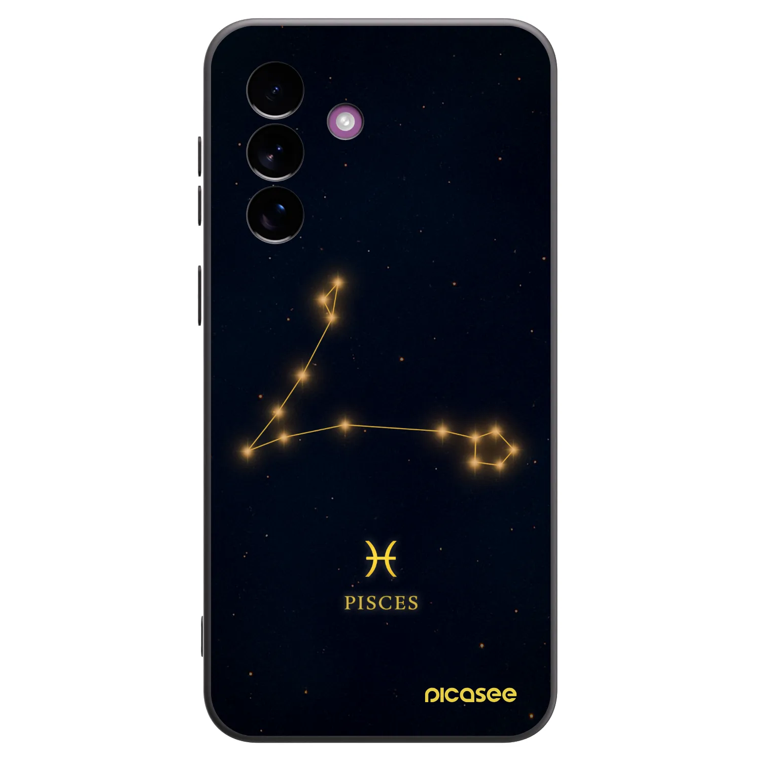 Picasee silikonový černý obal pro Samsung Galaxy A37 - PISCES
