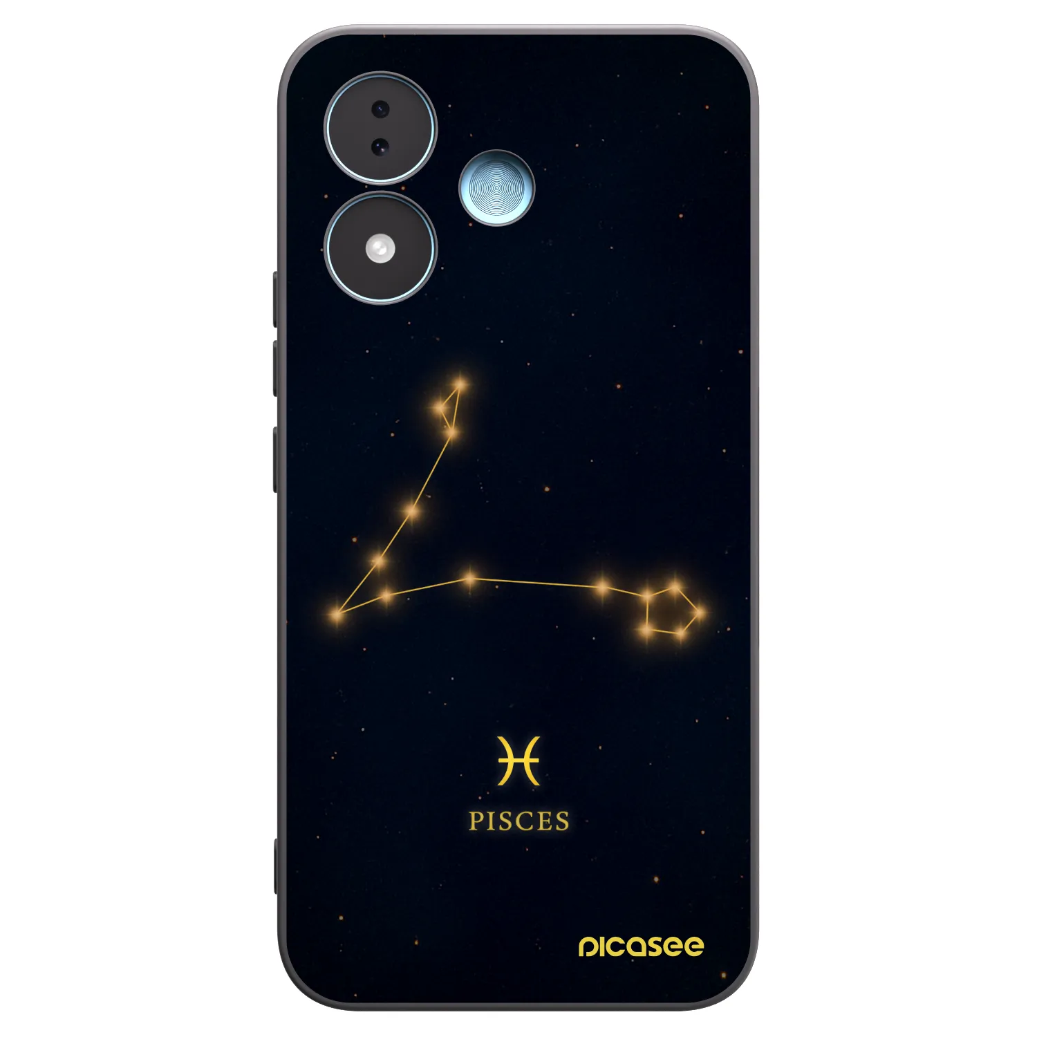 Picasee silikonový černý obal pro Xiaomi Redmi Note 17 5G - PISCES