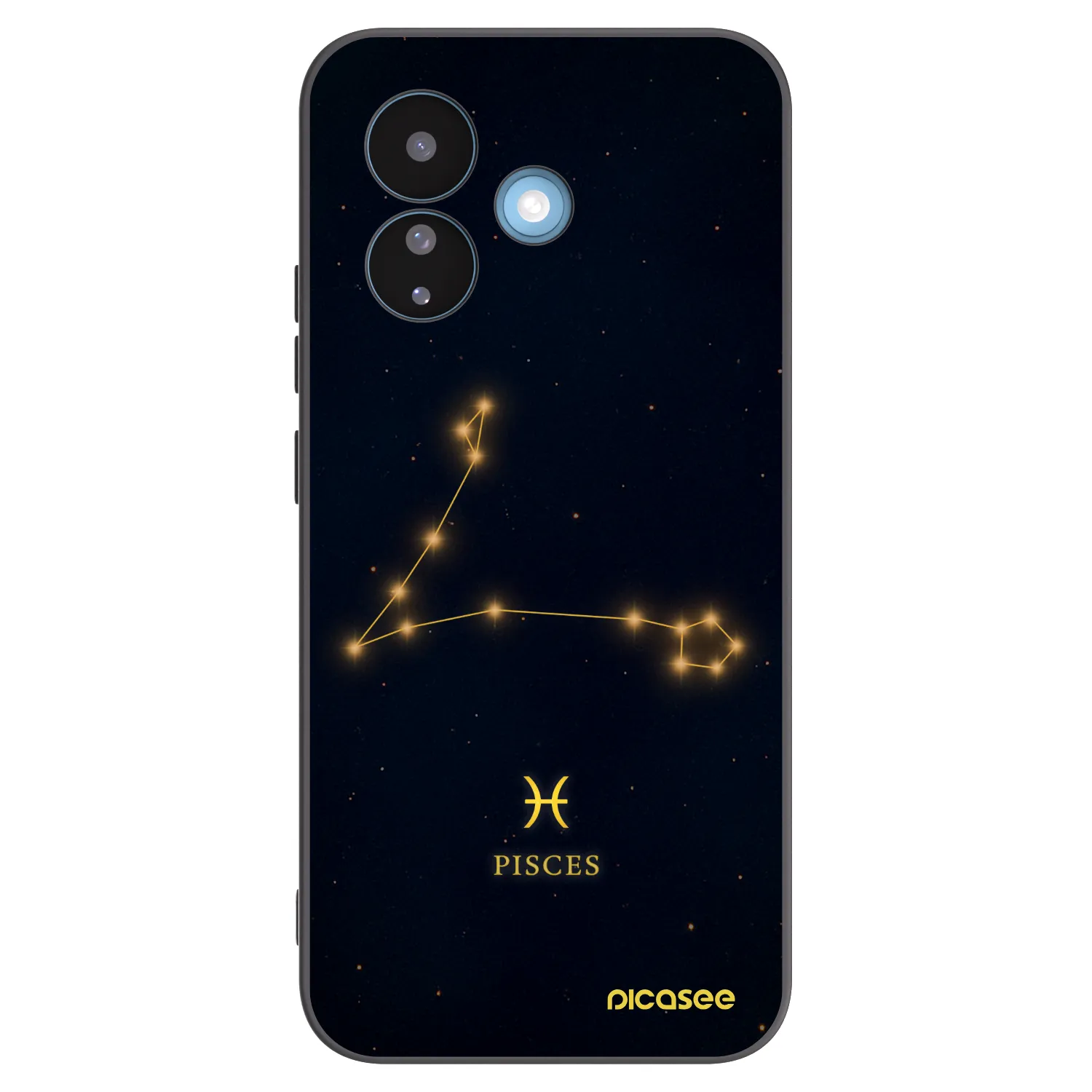 Picasee silikonový černý obal pro Xiaomi Redmi Note 17 Pro 5G - PISCES