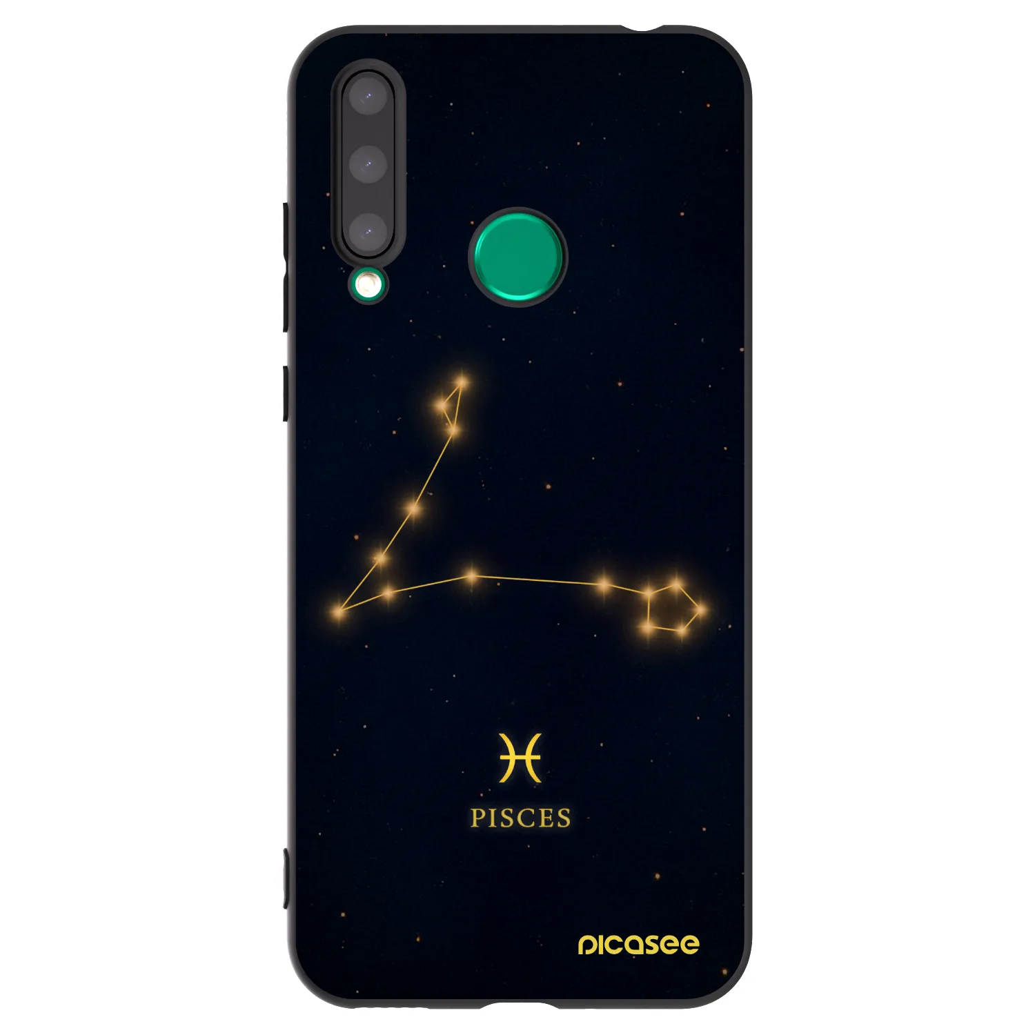 Picasee silikonový černý obal pro Honor 20 Lite - PISCES