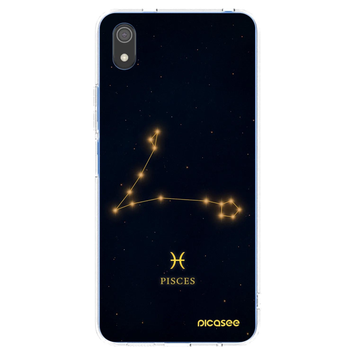 Picasee silikonový průhledný obal pro Xiaomi Redmi 7A - PISCES