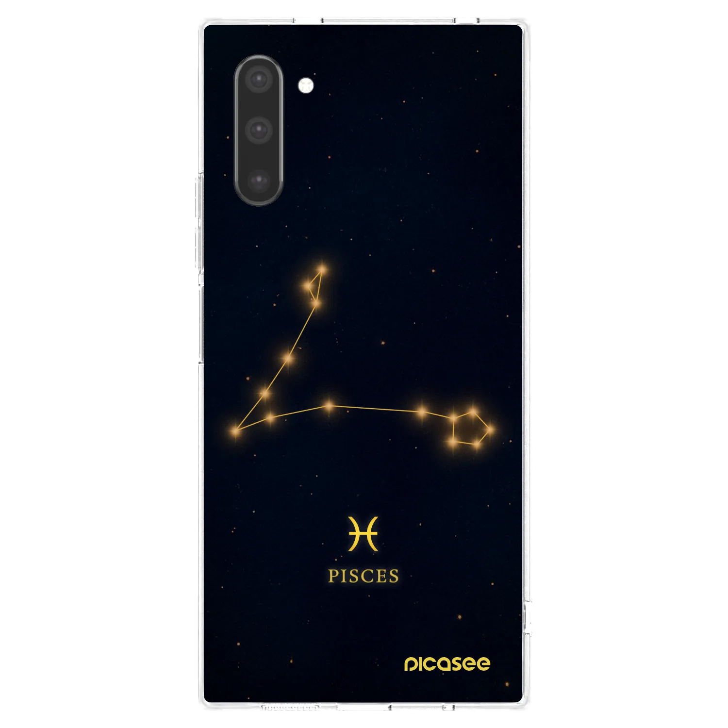 Picasee silikonový průhledný obal pro Samsung Galaxy Note 10 N970F - PISCES