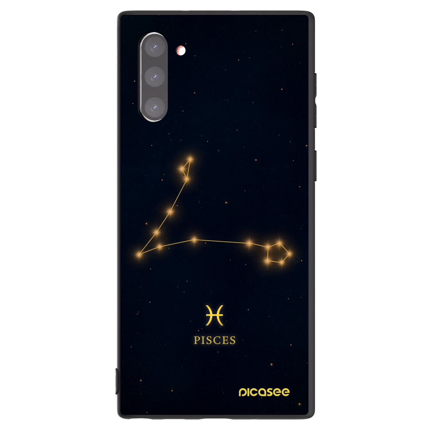 Picasee silikonový černý obal pro Samsung Galaxy Note 10 N970F - PISCES