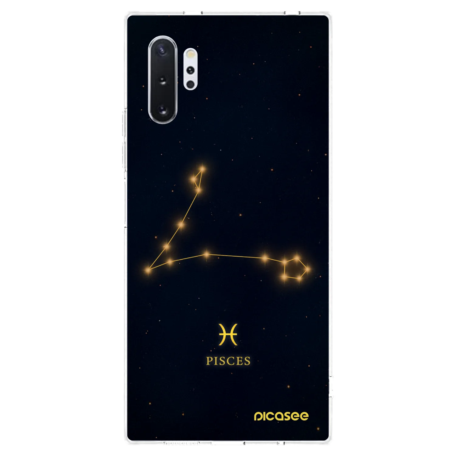 Picasee silikonový průhledný obal pro Samsung Galaxy Note 10+ N975F - PISCES