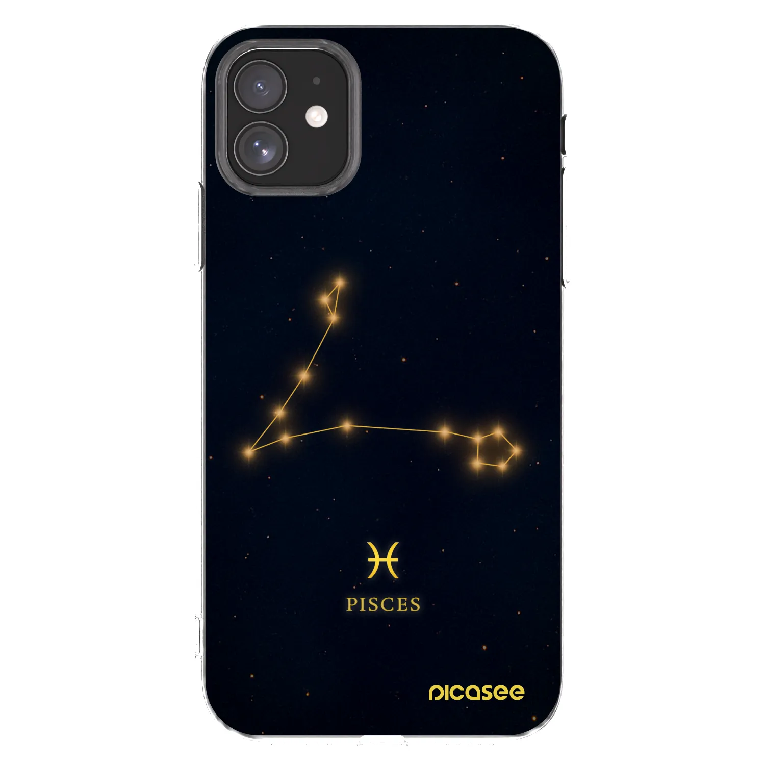 Picasee silikonový průhledný obal pro Apple iPhone 11 - PISCES