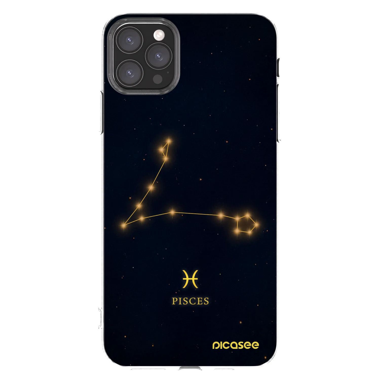Picasee silikonový průhledný obal pro Apple iPhone 11 Pro Max - PISCES