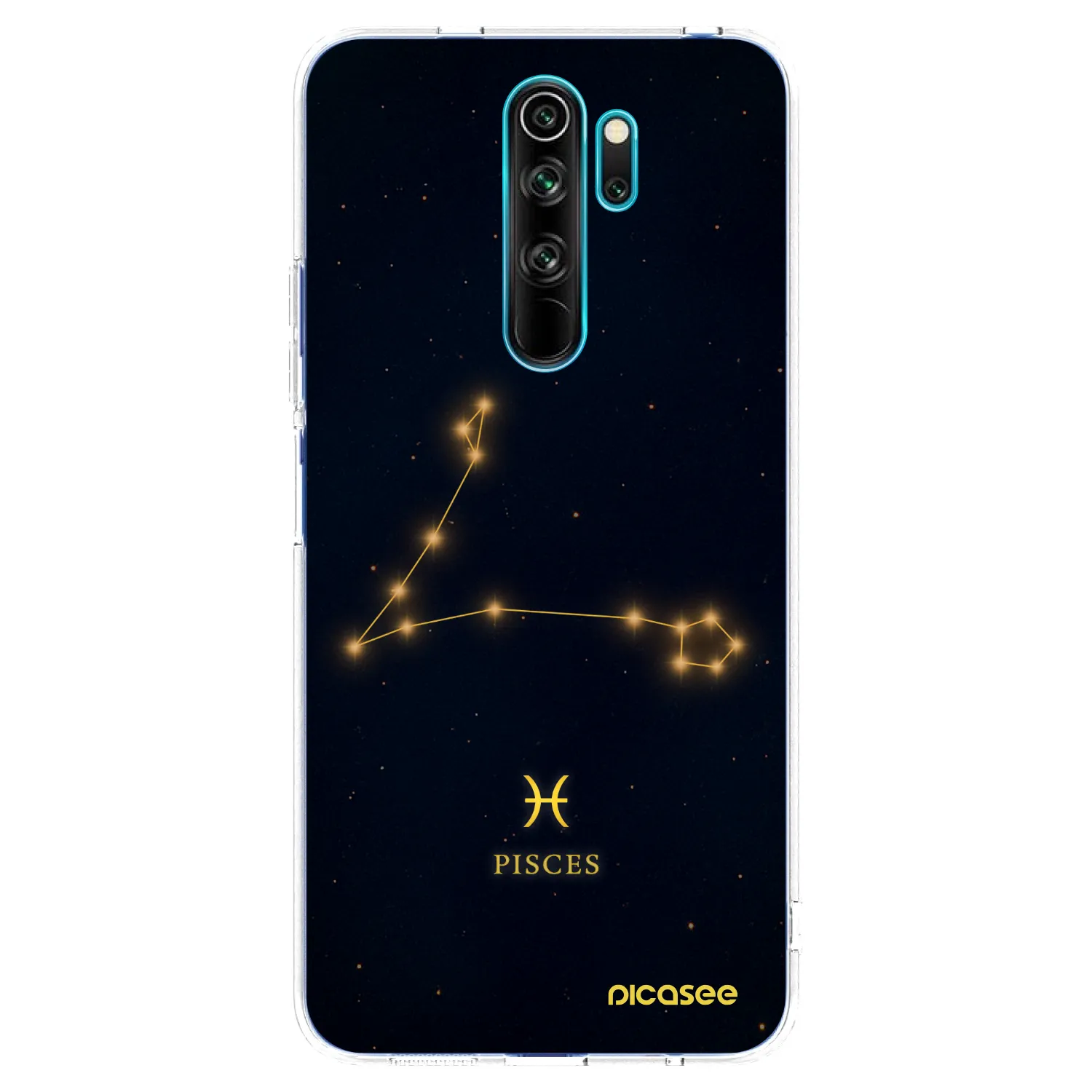 Picasee silikonový průhledný obal pro Xiaomi Redmi Note 8 Pro - PISCES