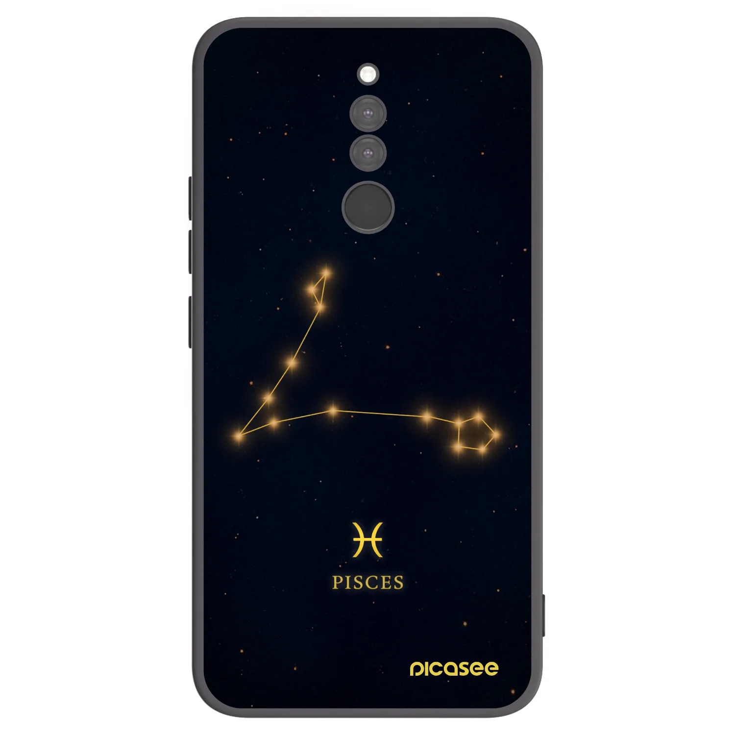 Picasee silikonový černý obal pro Xiaomi Redmi 8 - PISCES
