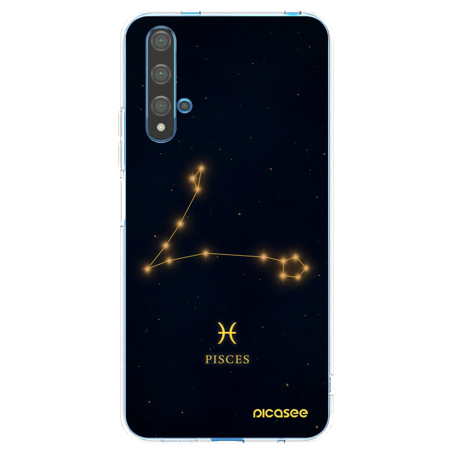 Picasee silikonový průhledný obal pro Huawei Nova 5T - PISCES