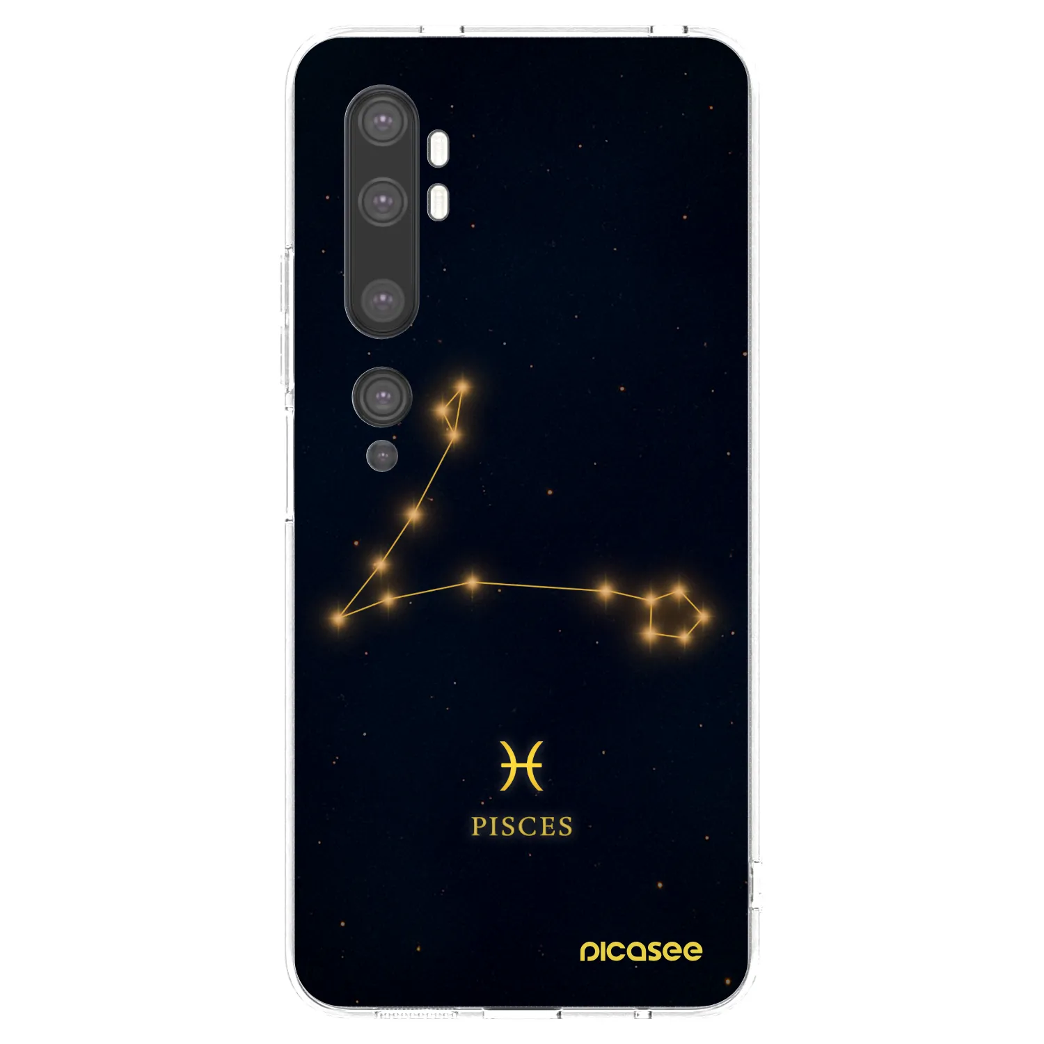 Picasee silikonový průhledný obal pro Xiaomi Mi Note 10 (Pro) - PISCES