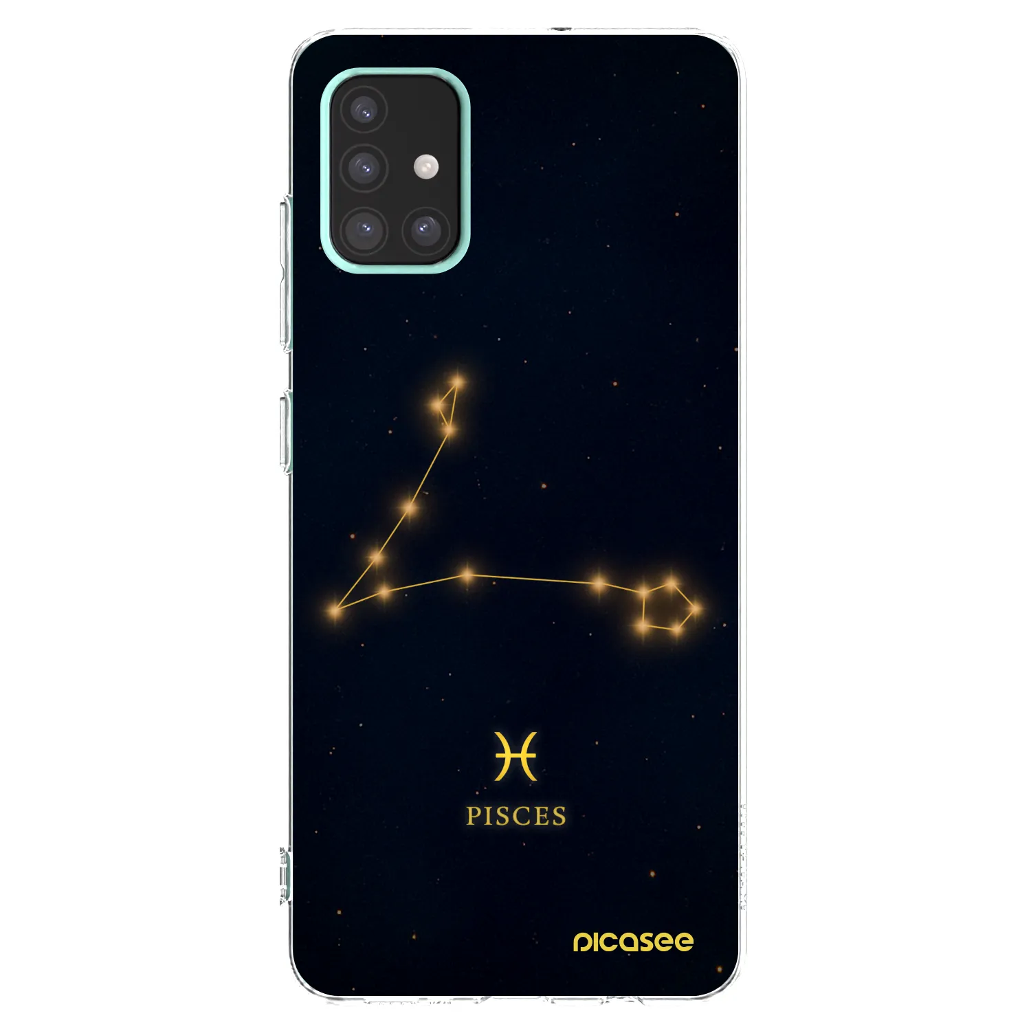Picasee silikonový průhledný obal pro Samsung Galaxy A51 A515F - PISCES