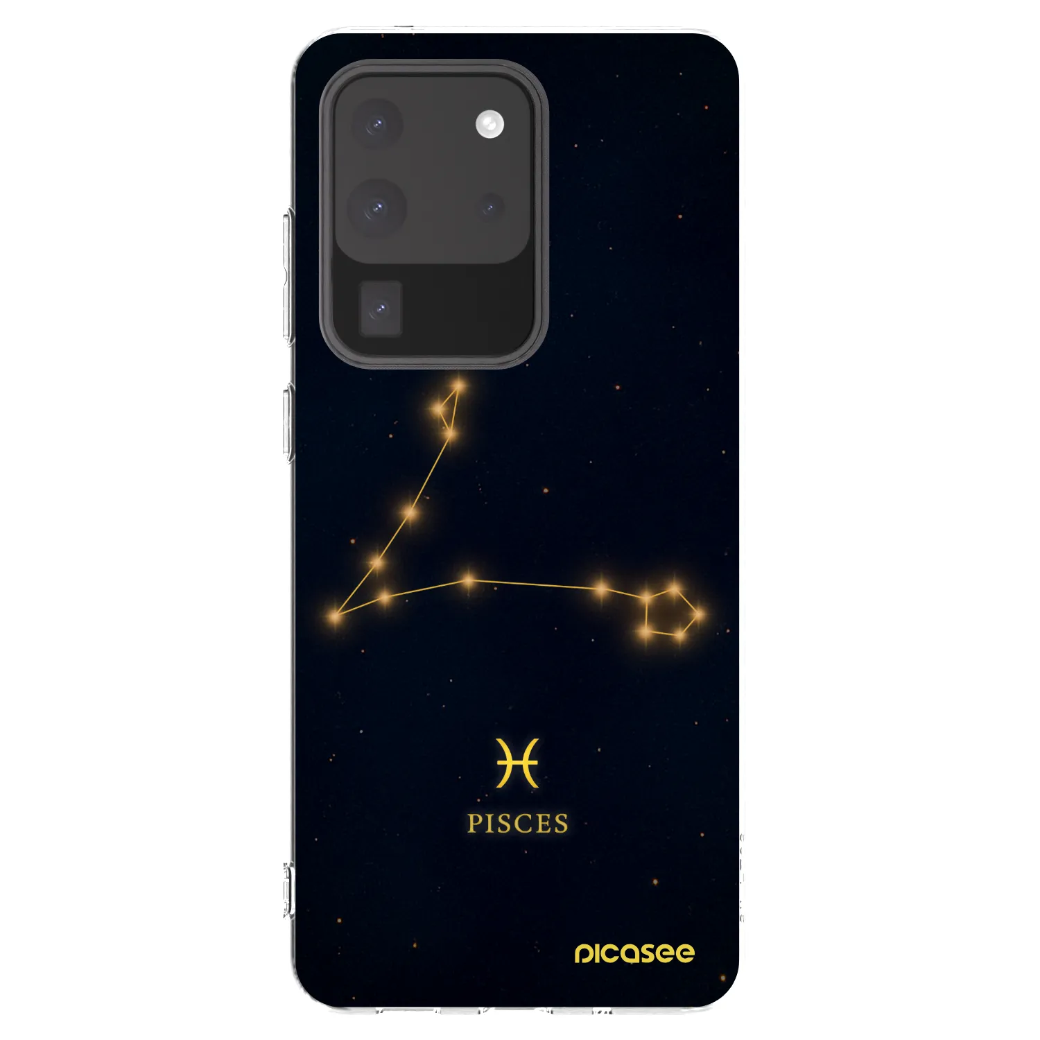 Picasee silikonový průhledný obal pro Samsung Galaxy S20 Ultra 5G G988F - PISCES