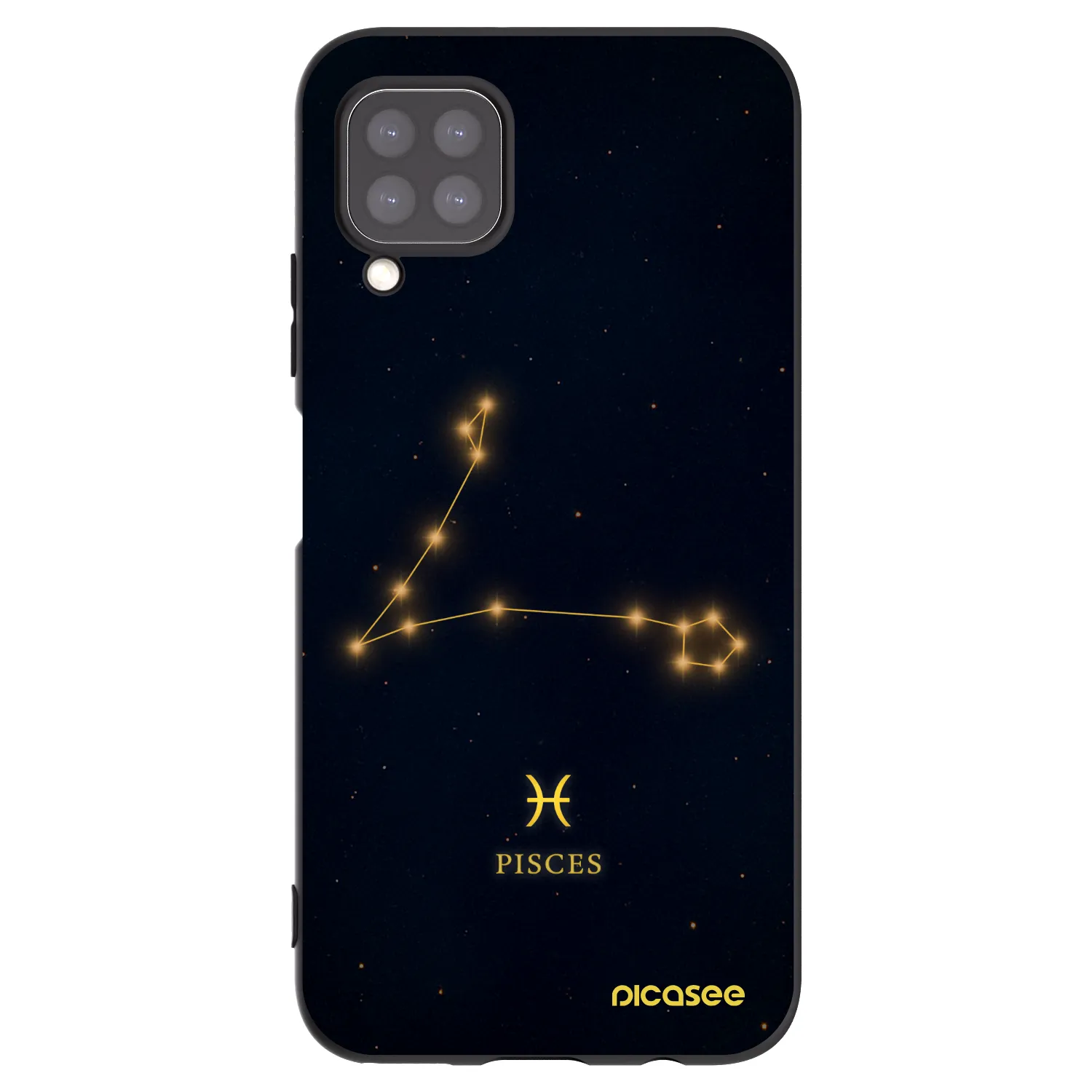 Picasee silikonový černý obal pro Huawei P40 Lite - PISCES