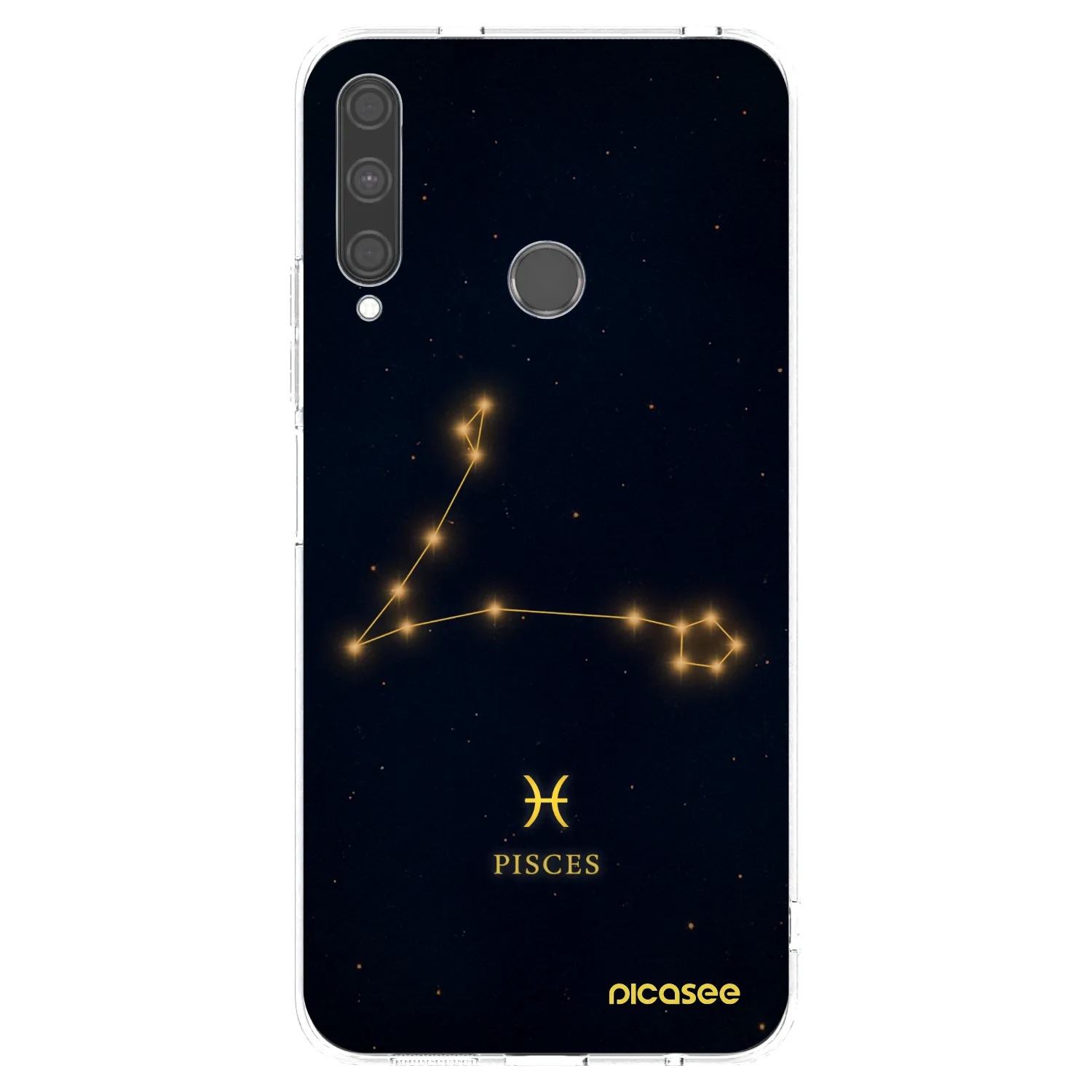 Picasee silikonový průhledný obal pro Huawei P40 Lite E - PISCES