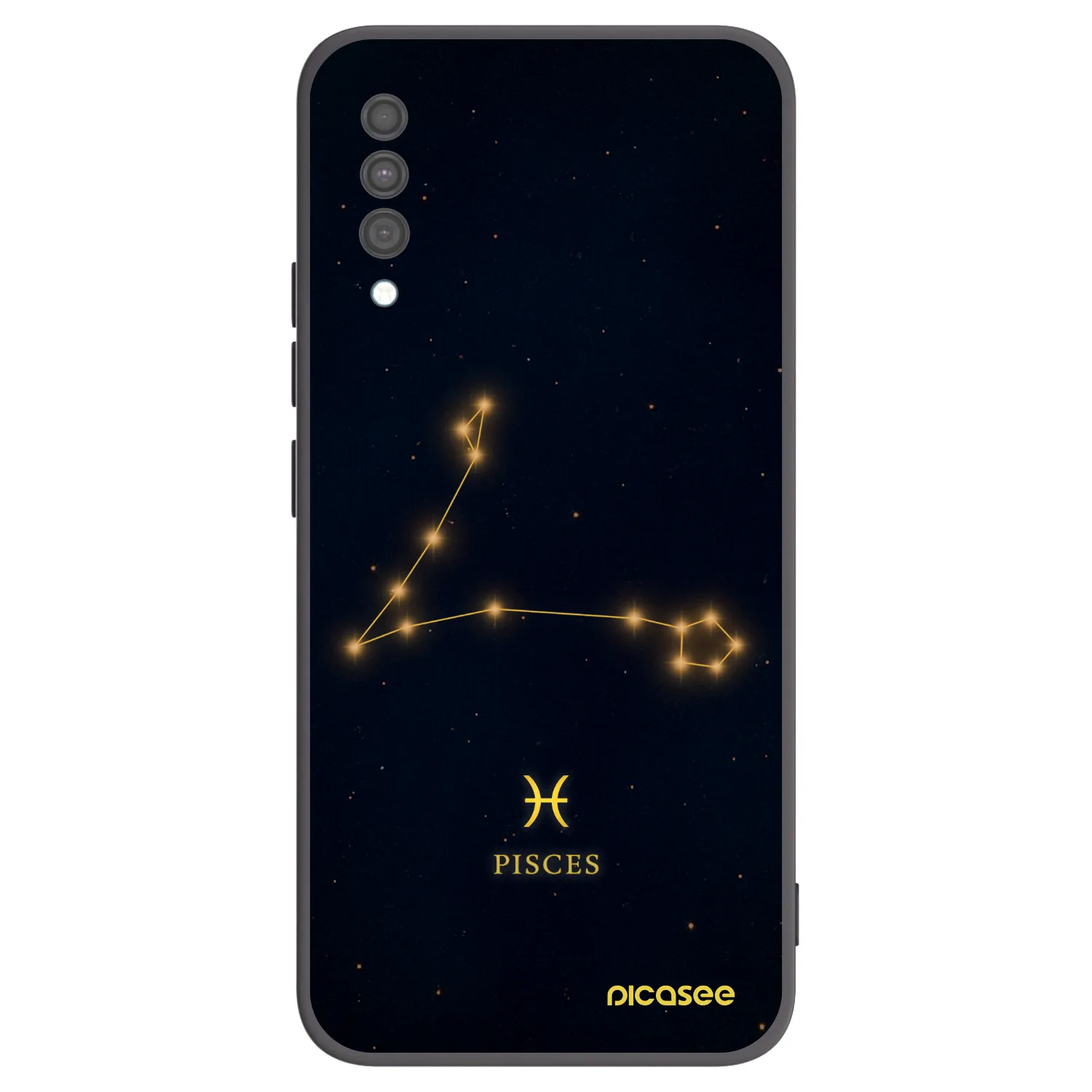 Picasee silikonový černý obal pro Samsung Galaxy A30s A307F - PISCES