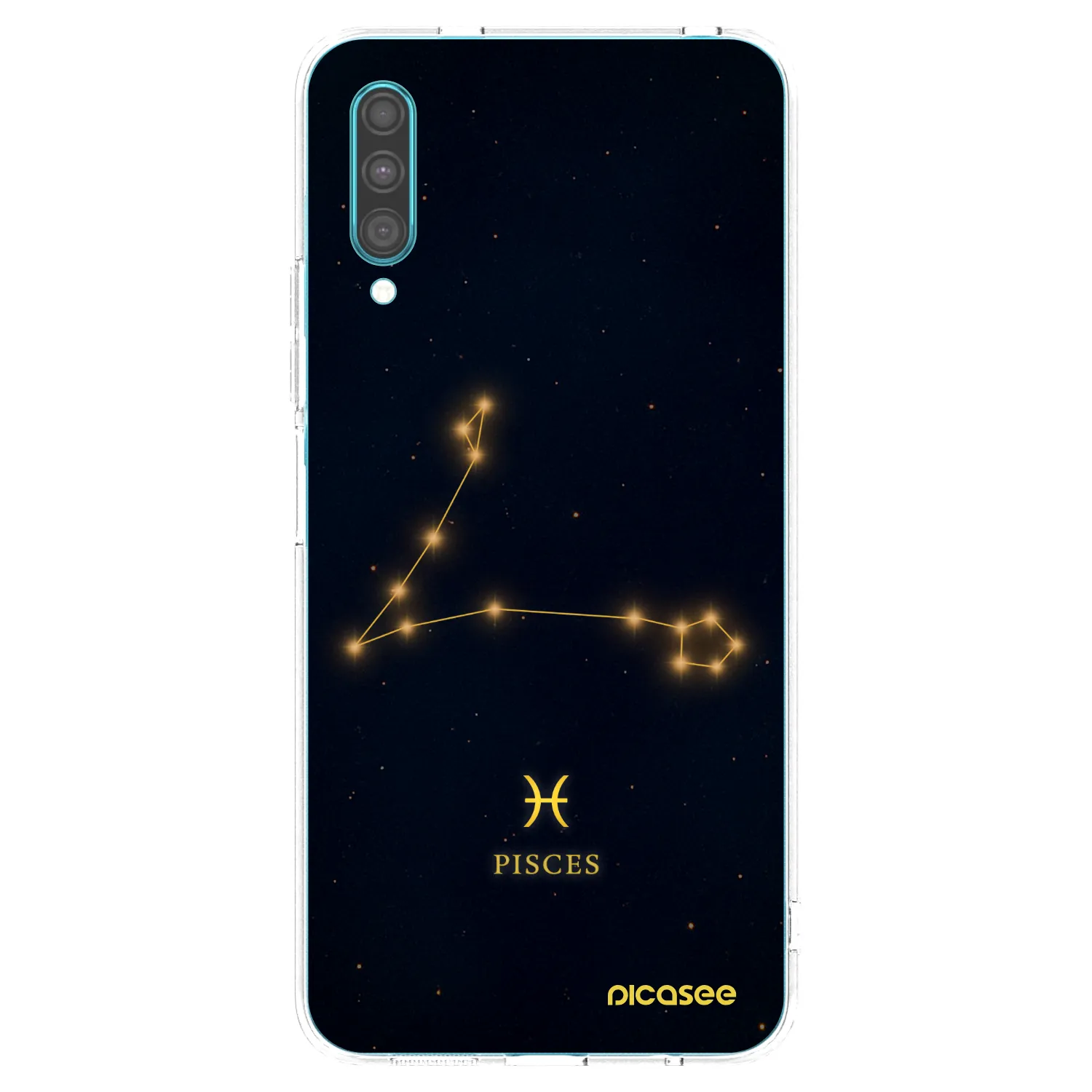 Picasee silikonový průhledný obal pro Samsung Galaxy A30s A307F - PISCES